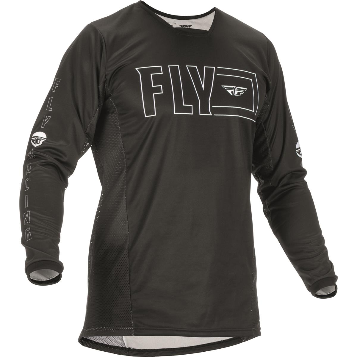 Fly Racing Jersey Kinetic Fuel - Black/White