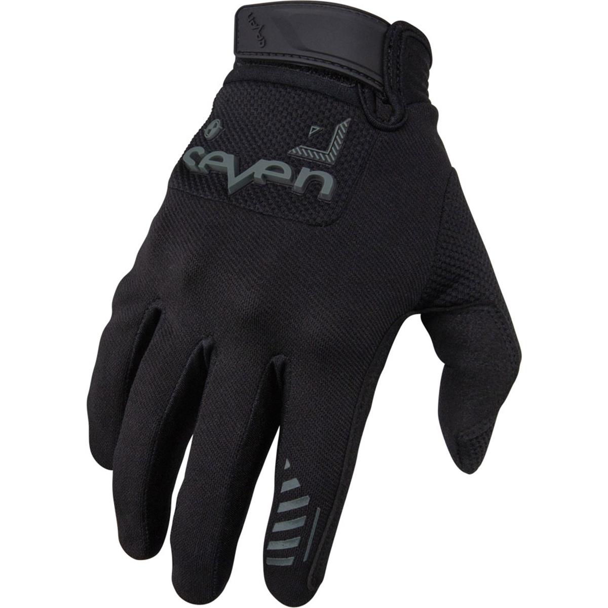 Seven MX Handschuhe Endure Avid Schwarz/Schwarz