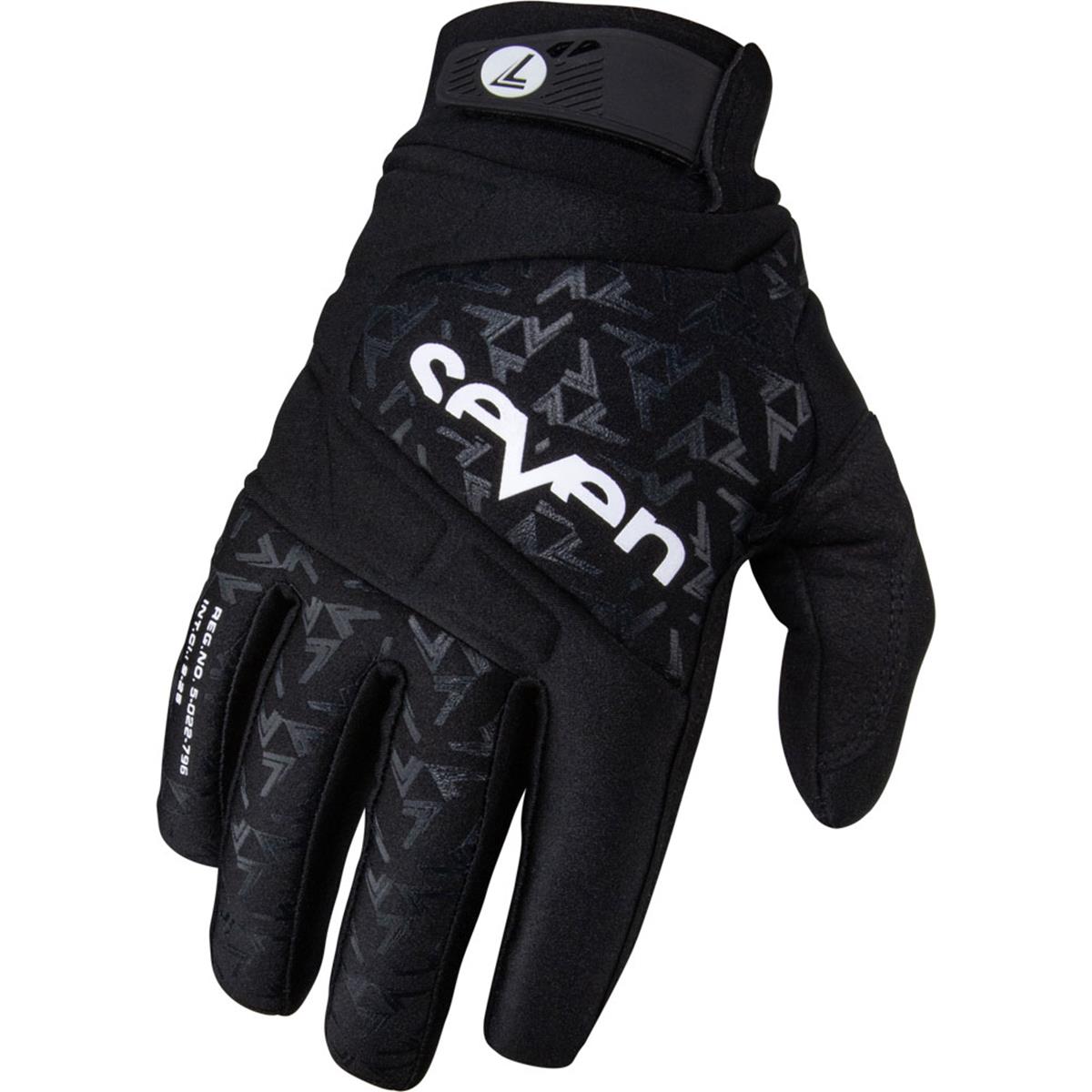 Seven MX Handschuhe Zero WP Schwarz