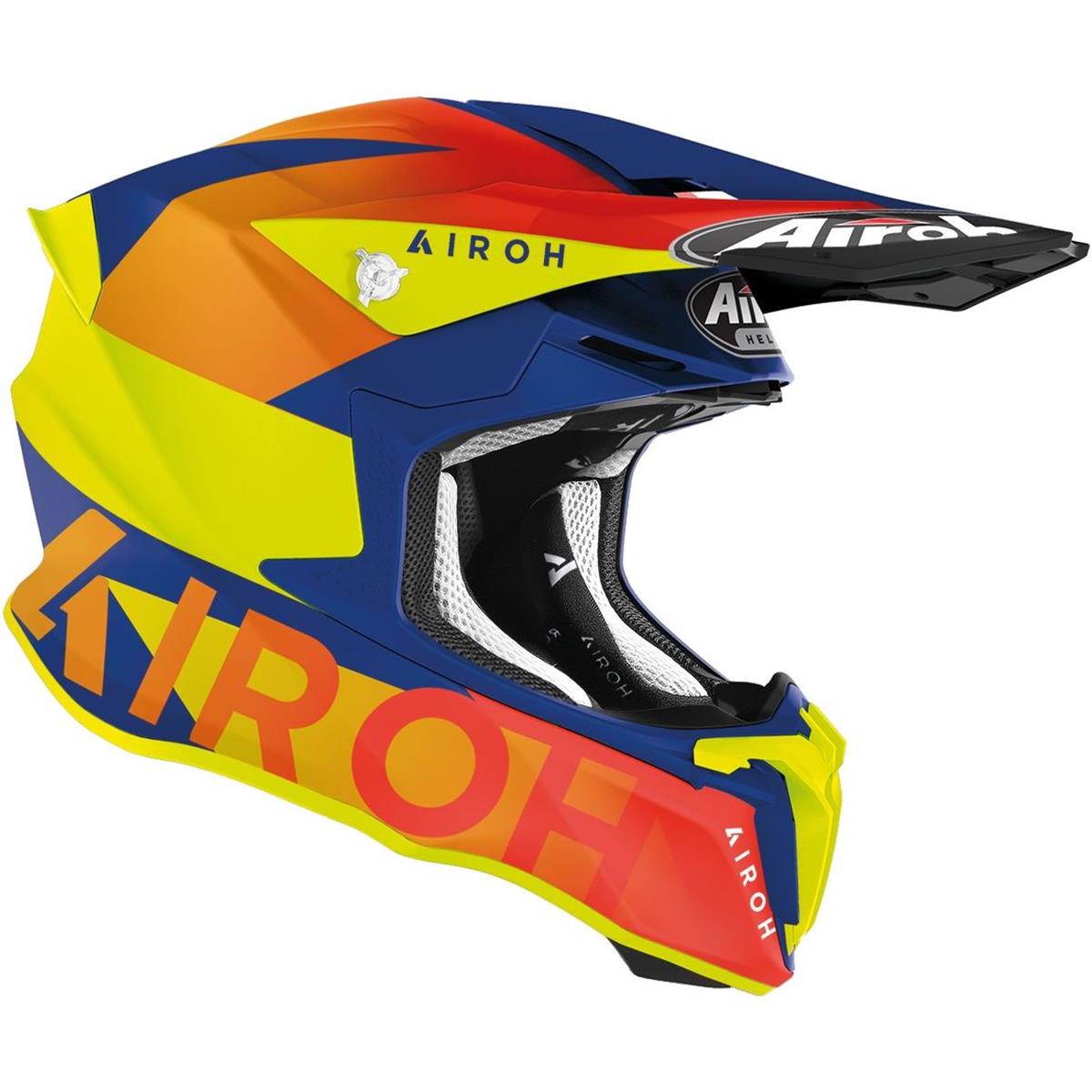 Airoh Motocross-Helm Twist 2.0 Lift - Azure Matt