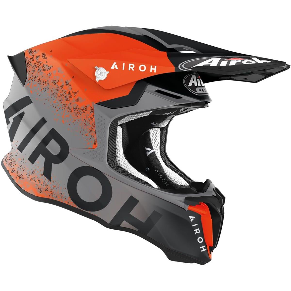 Airoh Motocross-Helm Twist 2.0 Bit - Orange Matt