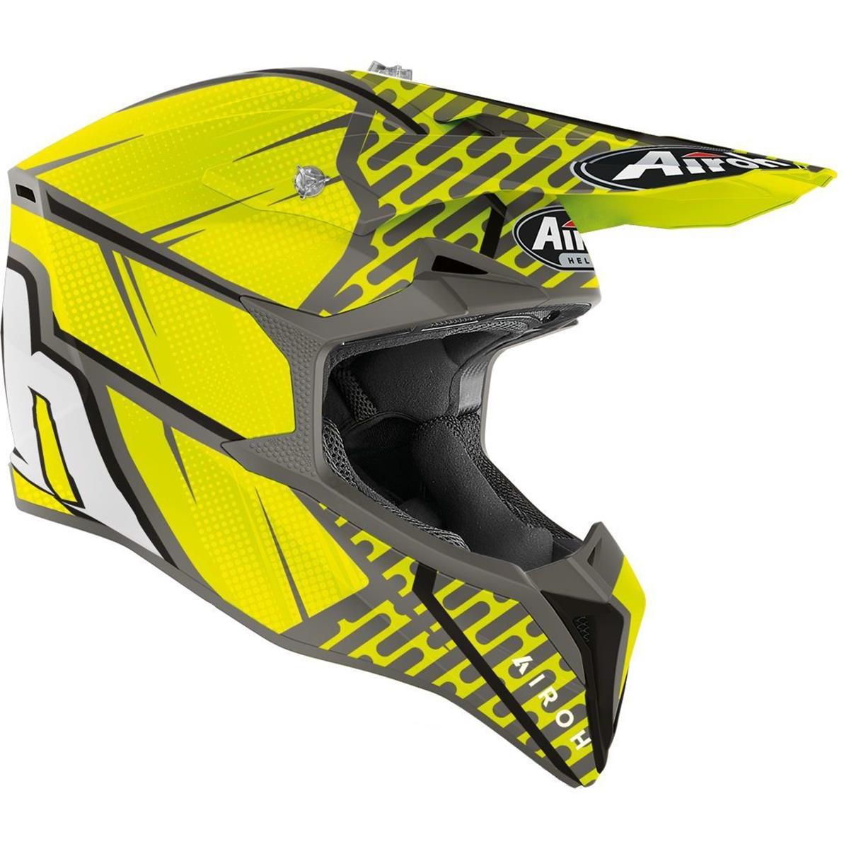 Airoh Motocross-Helm Wraap Idol - Anthracite Matt