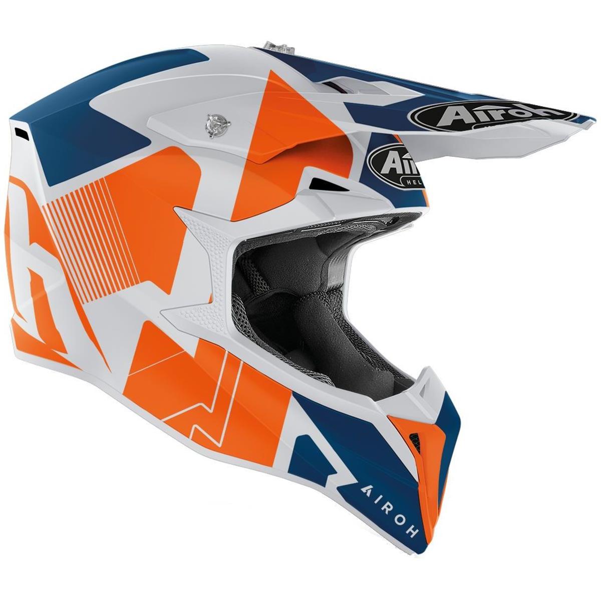 Airoh Motocross-Helm Wraap Raze - Orange Matt