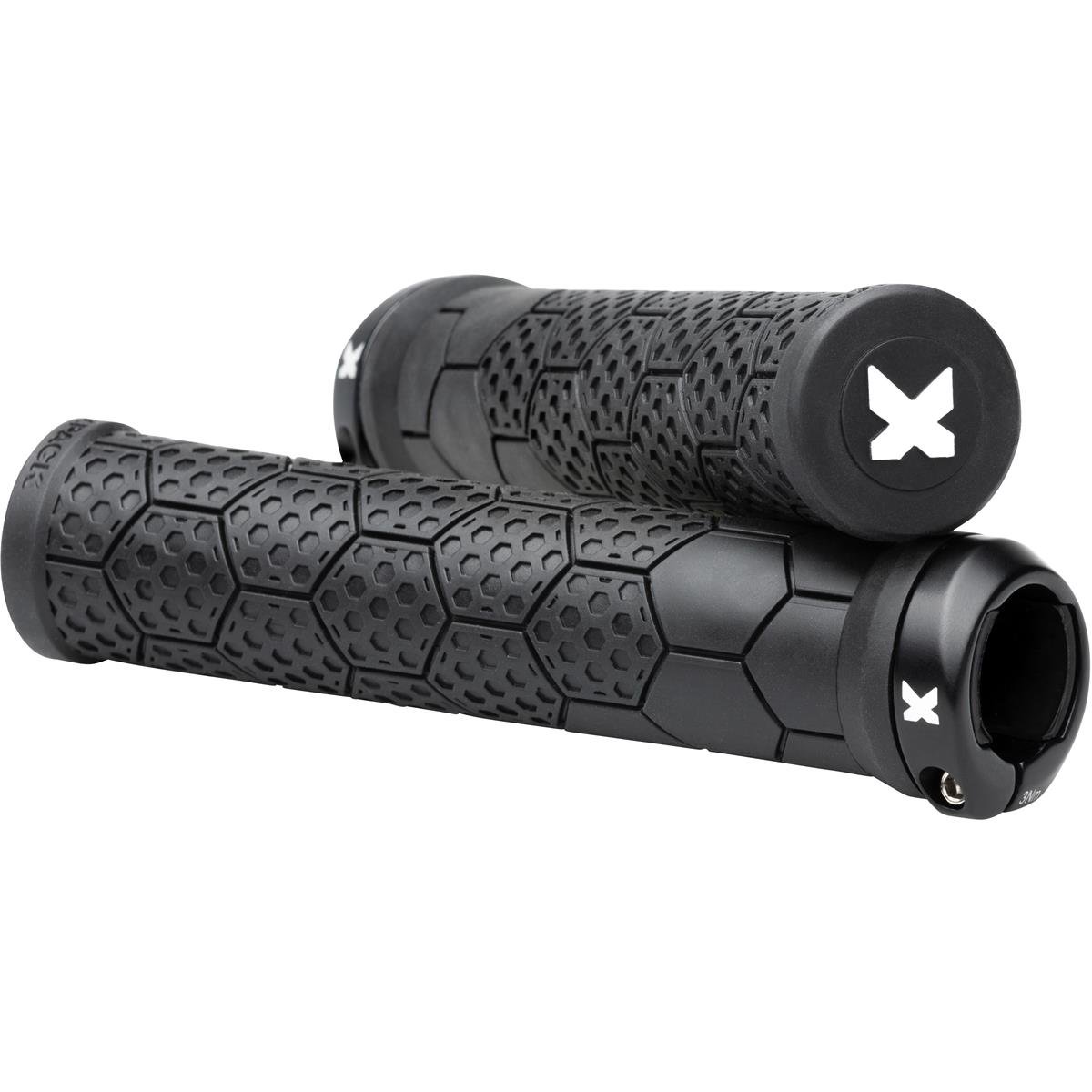 Sixpack MTB Grips Z-Trix AL Lock-On System, 28 x 140 mm, Black/Black
