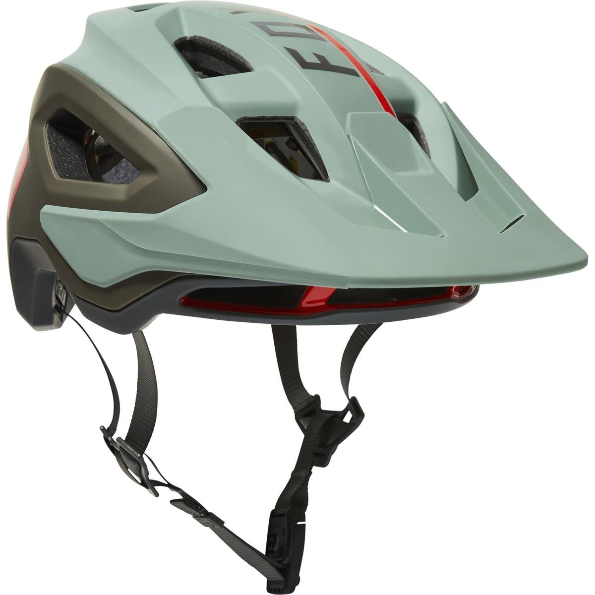 Fox Enduro MTB-Helm Speedframe Pro BLOCKED - Eucalyptus
