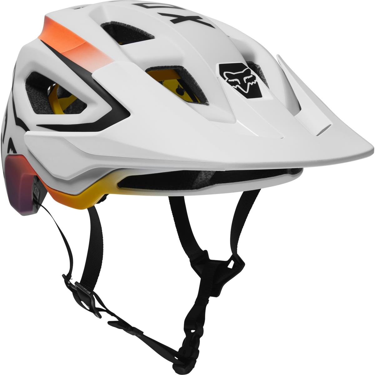 Fox Enduro MTB-Helm Speedframe Vnish - Weiß