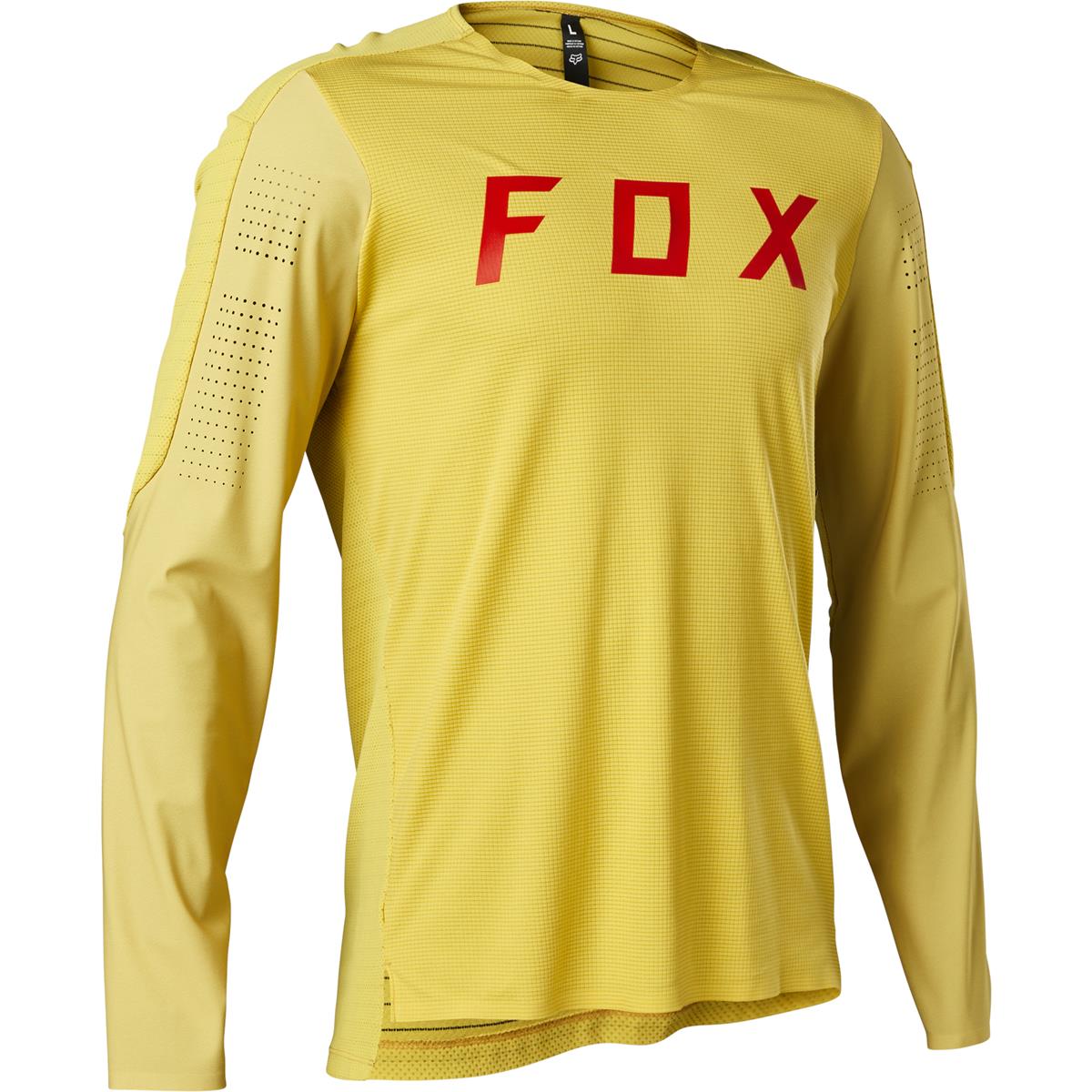 winnen wasserette Installeren Fox MTB Jersey Long Sleeve Flexair Pro Pear Yellow | Maciag Offroad