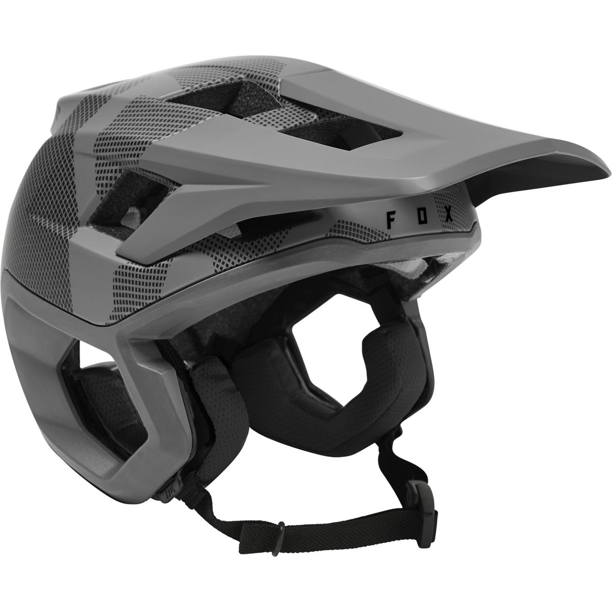 Fox Enduro MTB-Helm Dropframe Pro Camo - Grau/Camo