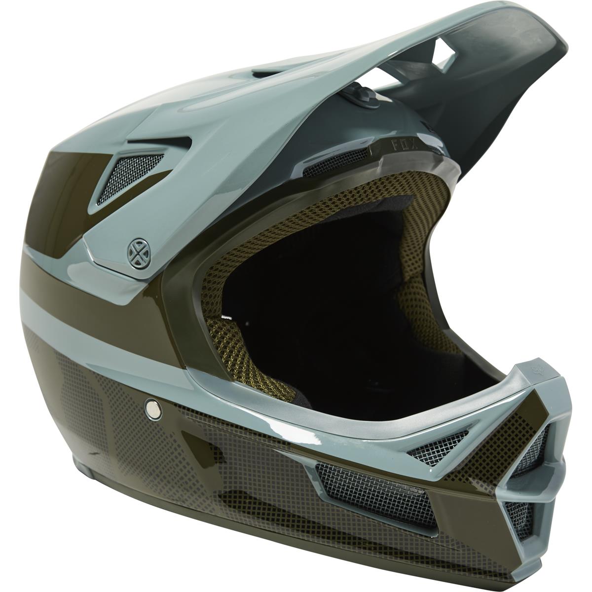 Fox Downhill MTB Helmet Rampage Comp GRAPHIC 2 - Eucalyptus