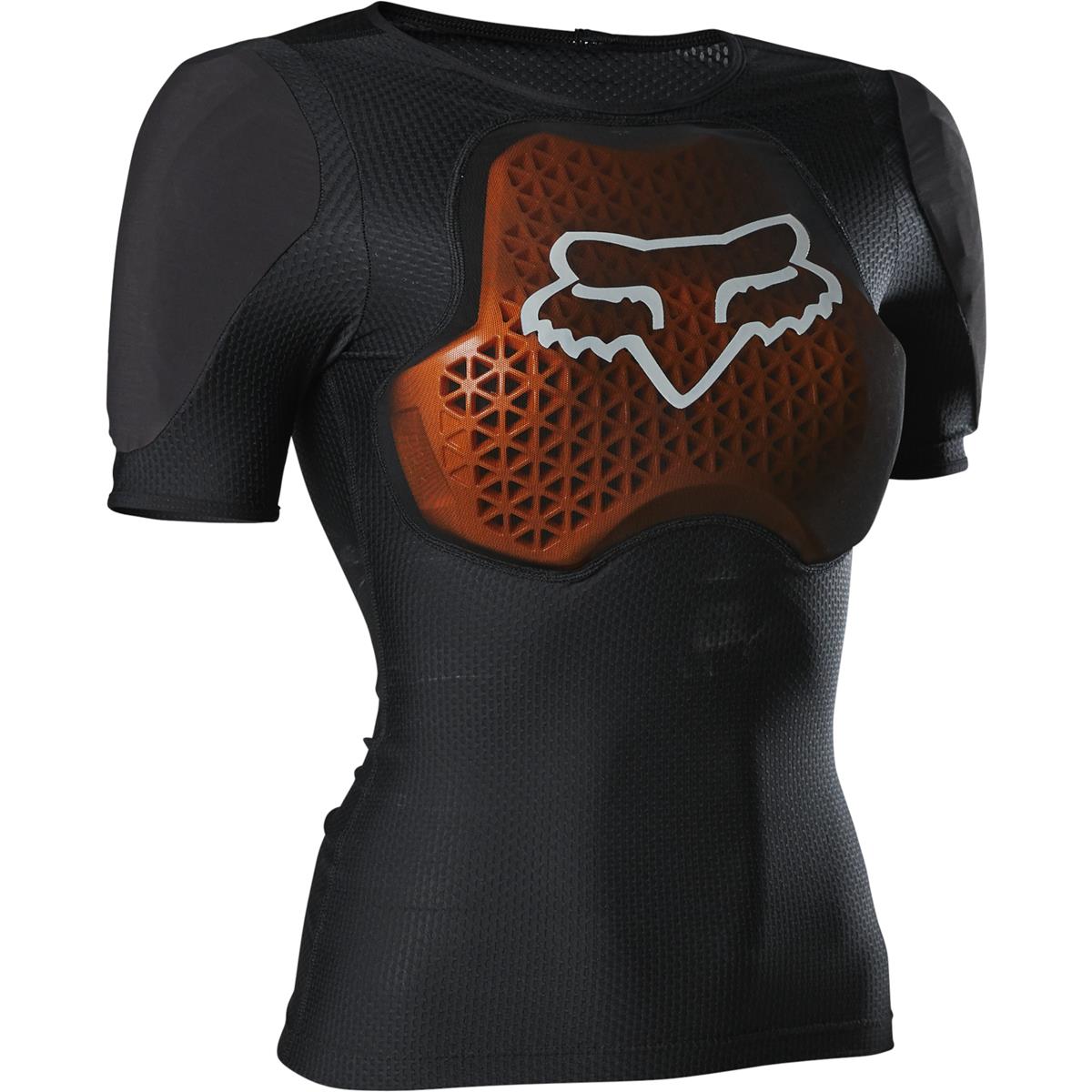 Fox Girls Protector Shirt Short Sleeve Baseframe Pro Black