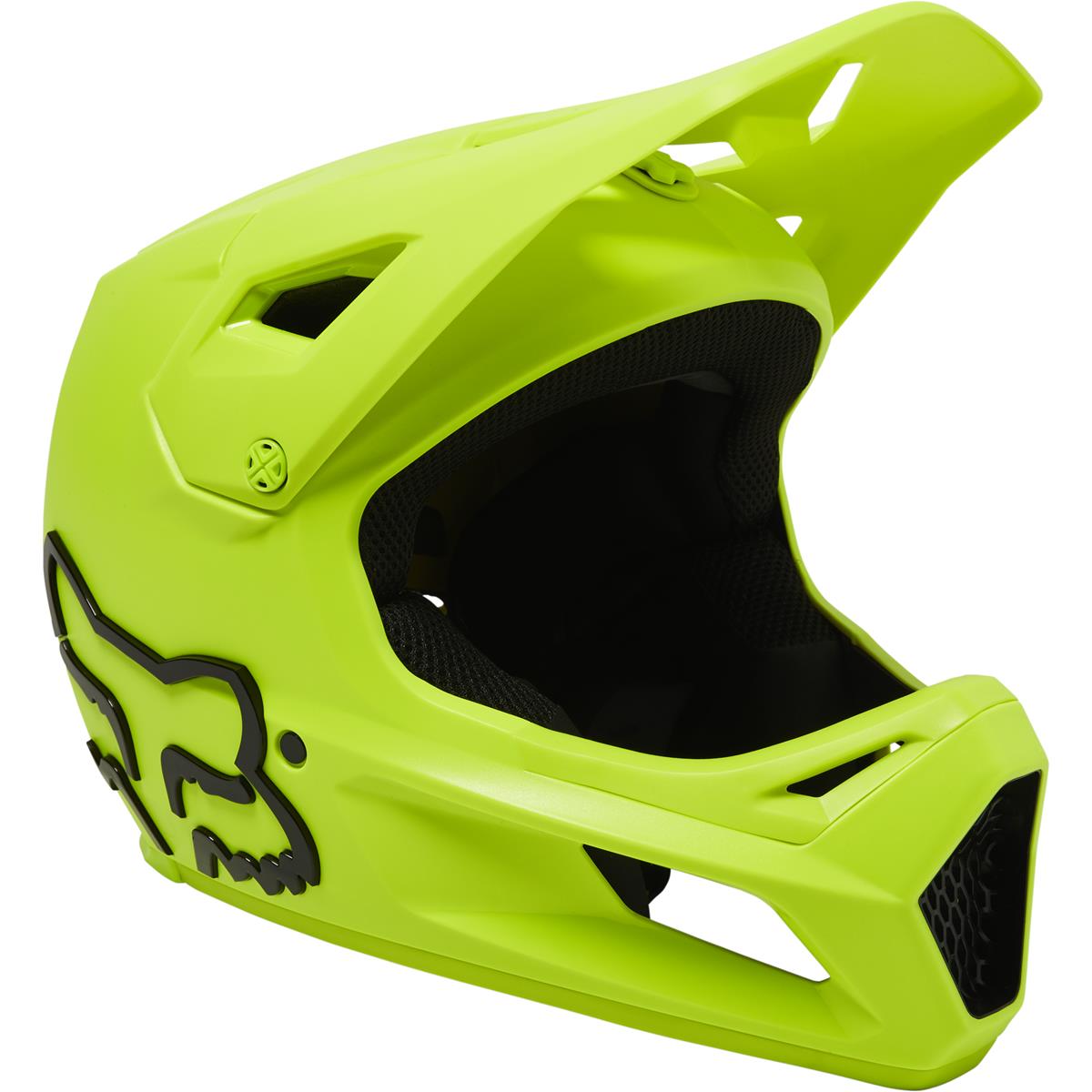 Fox Kids Downhill-MTB Helmet Rampage Flo Yellow