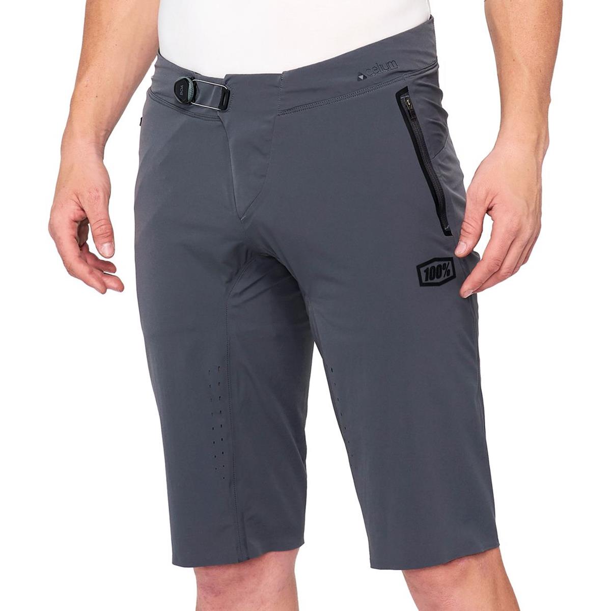 100% MTB-Shorts Celium Charcoal