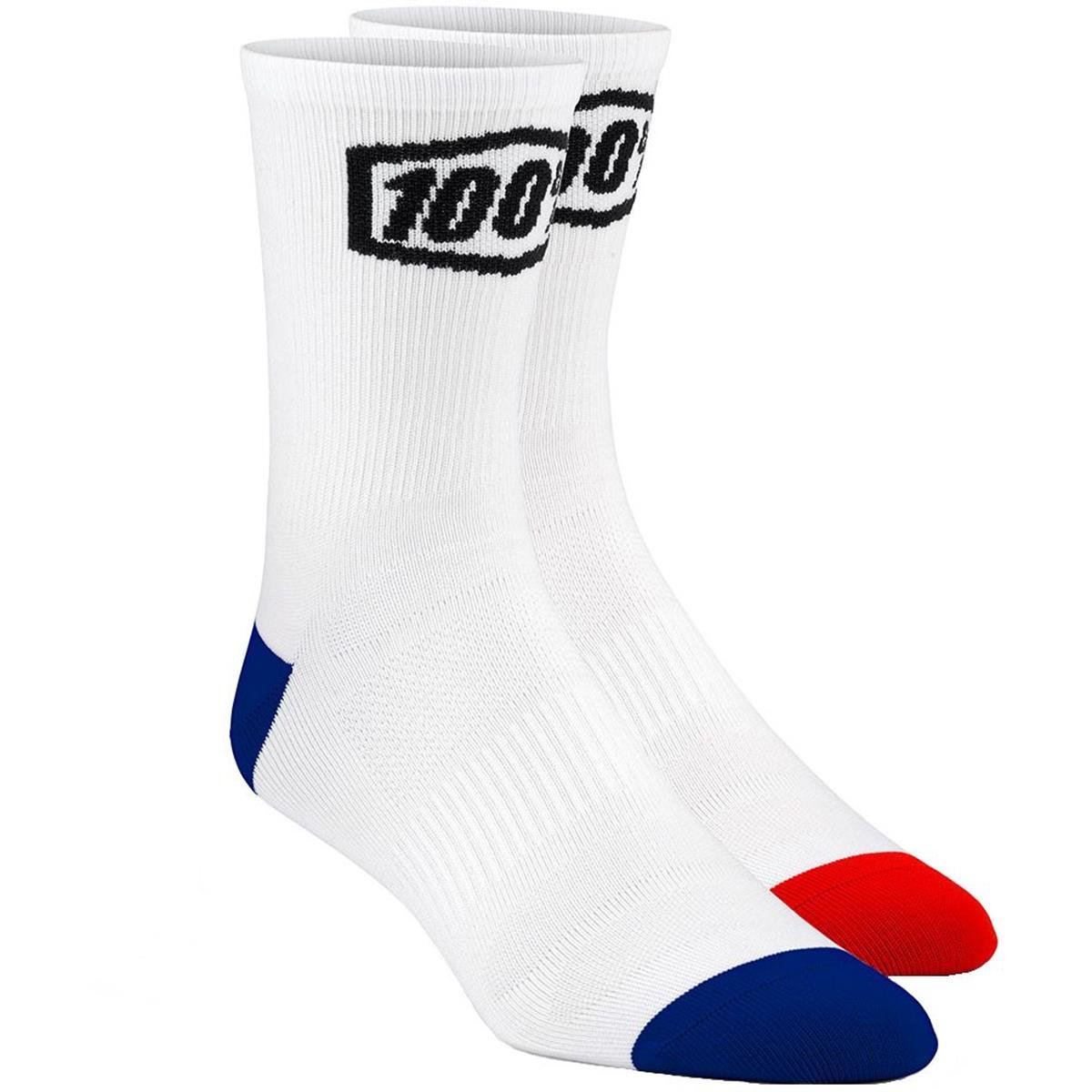 100% Socks Terrain White