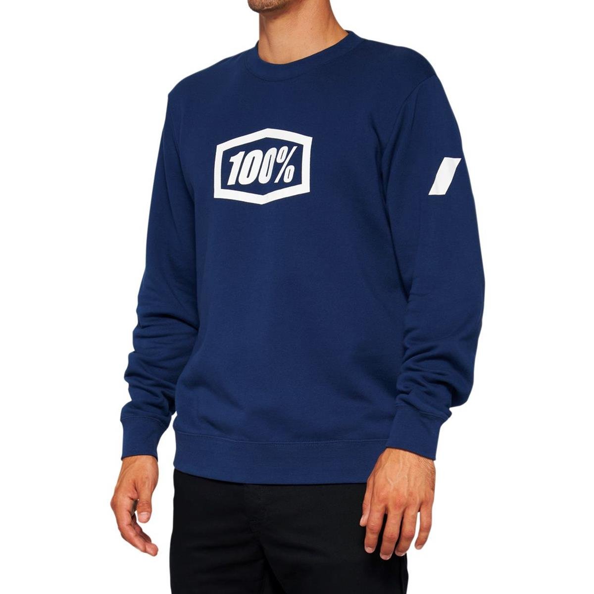 100% Sweater Icon Navy