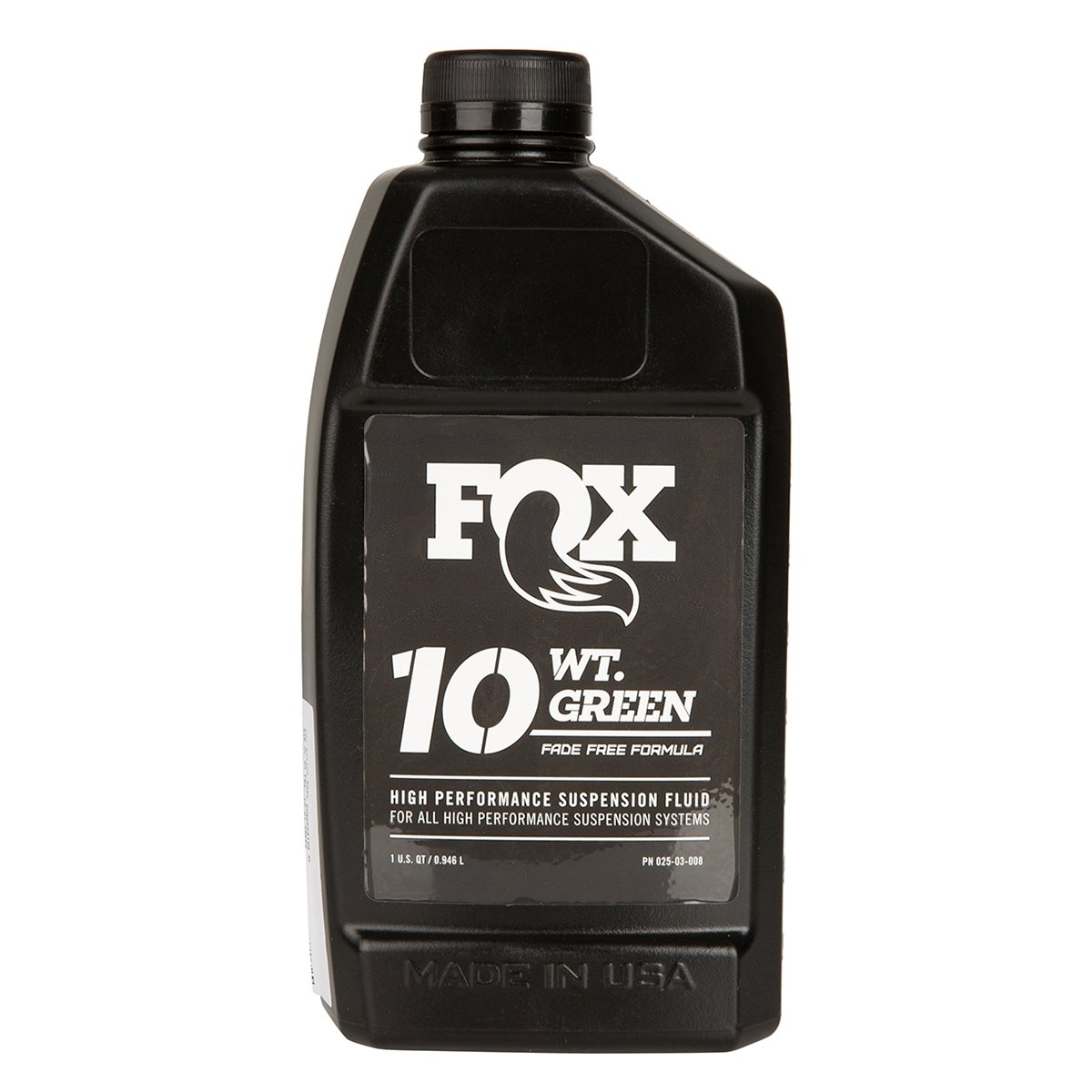 Fox Racing Shox Huile de Suspension  10 WT Green, 946 ml