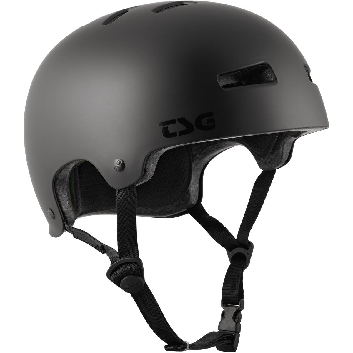 TSG BMX/Dirt Helm Evolution Solid - Satin Dark Black