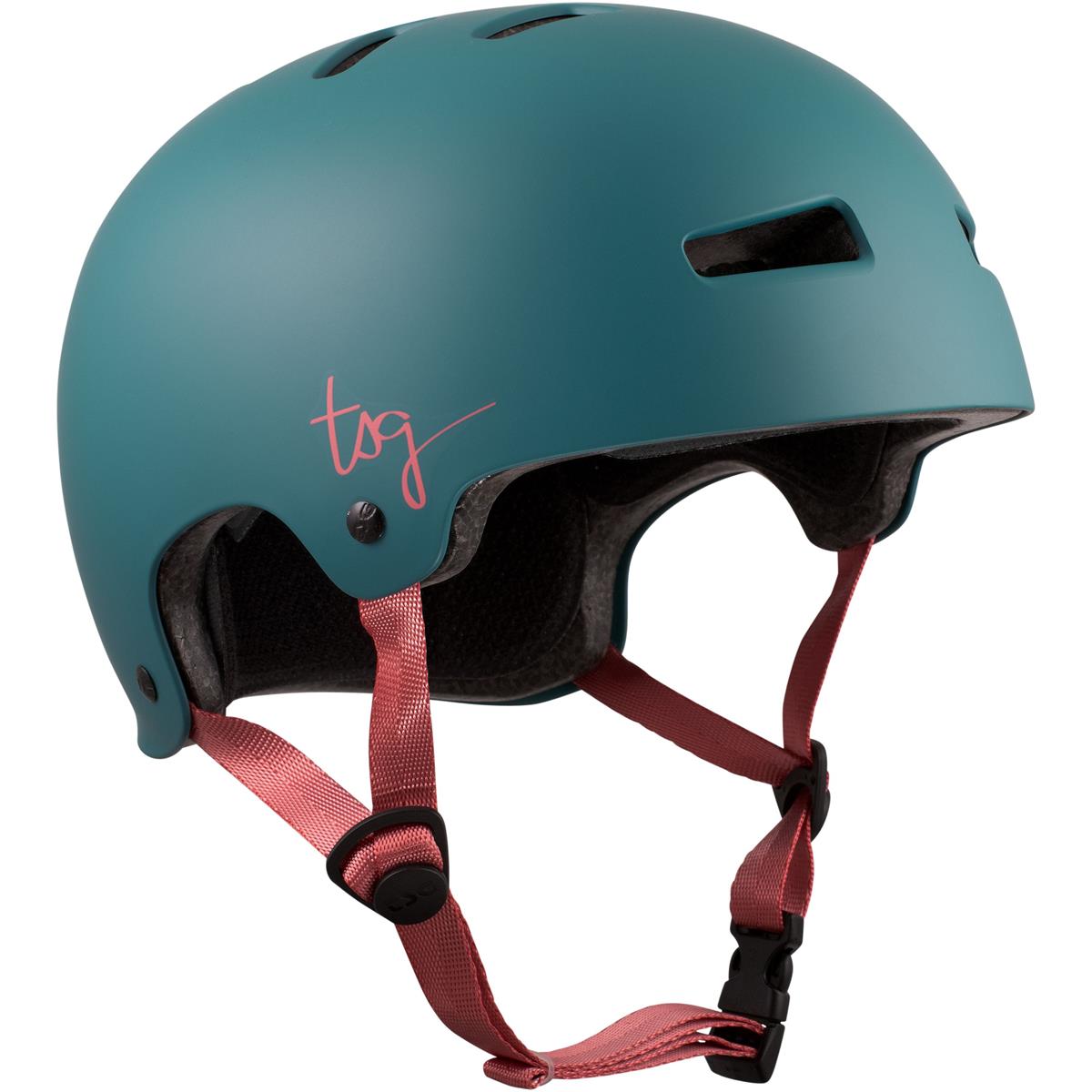 TSG Girls BMX/Dirt Helmet Evolution Women Solid Color - Satin Ocean Depths