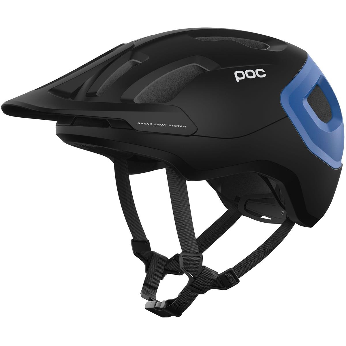 POC Enduro MTB Helmet Axion Uranium Black/Opal Blue Metallic/Matt
