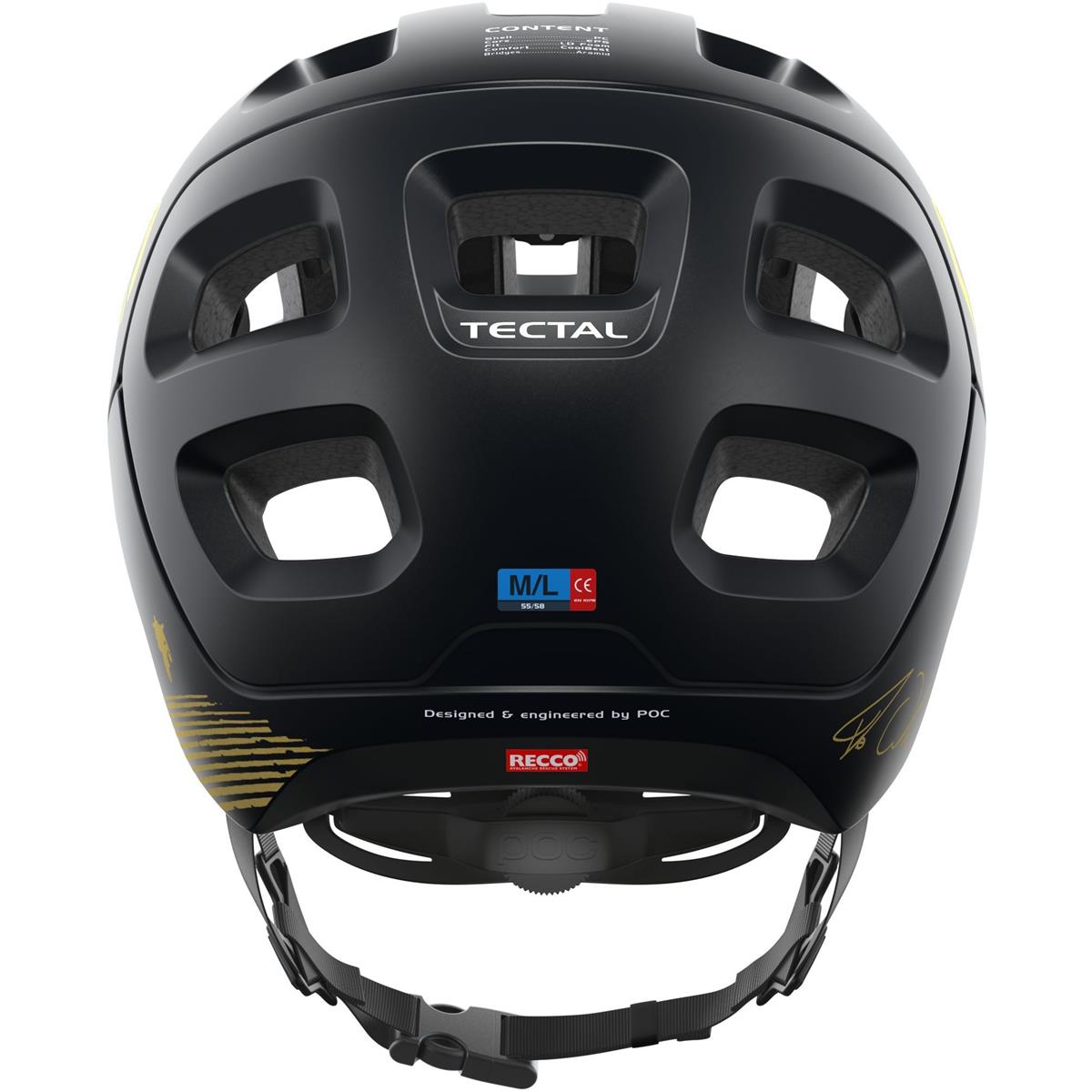 POC Enduro MTB Helmet Tectal Fabio Edition Uranium Black Matt/Gold