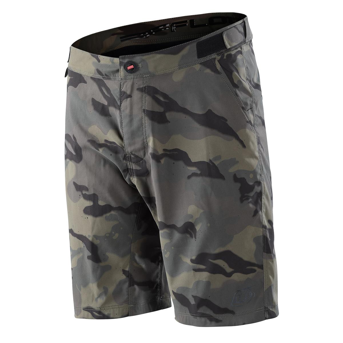 Troy Lee Designs MTB-Shorts Flowline Shifty Spray Camo - Military