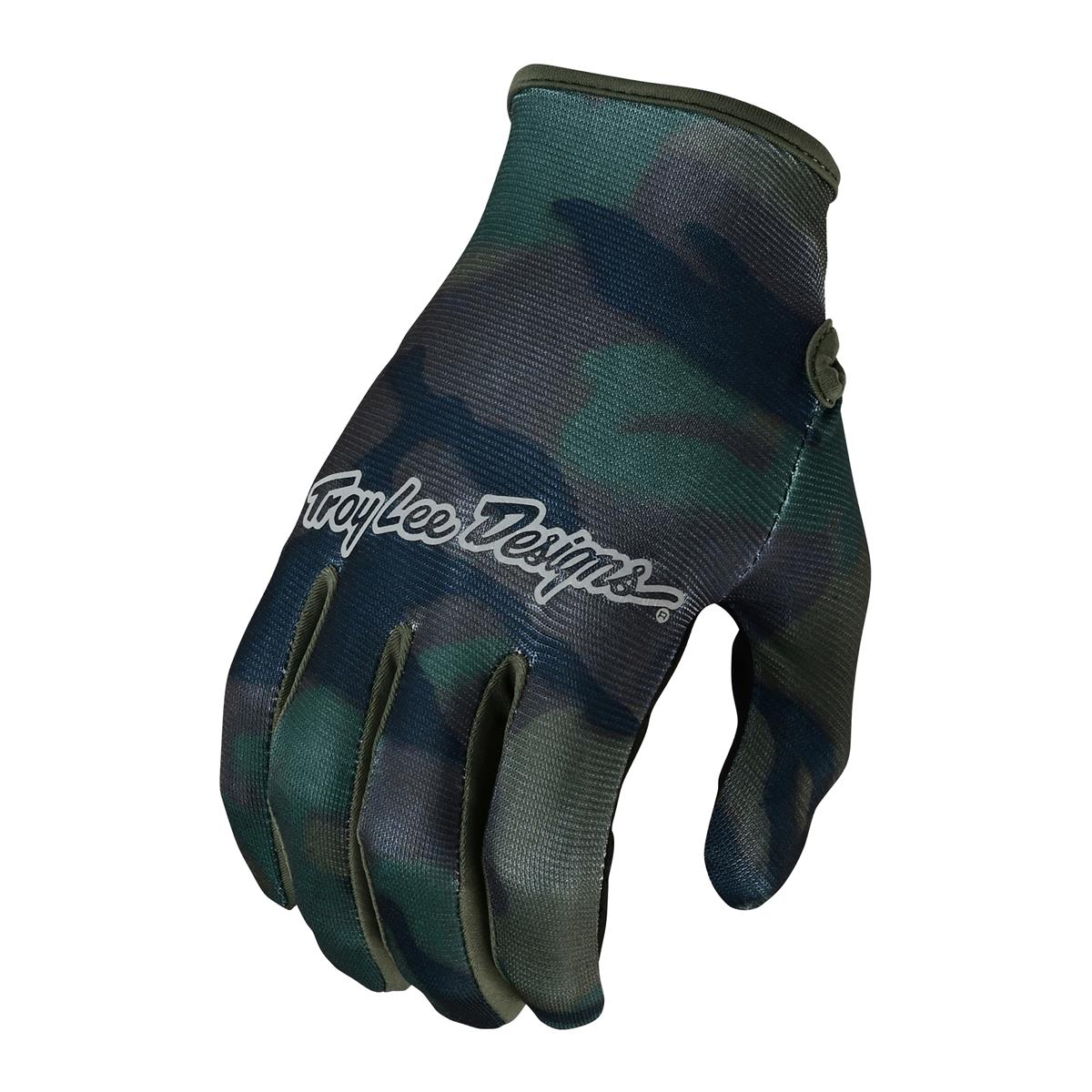 Troy Lee Designs MTB Gloves Flowline Brushed Camo - Army