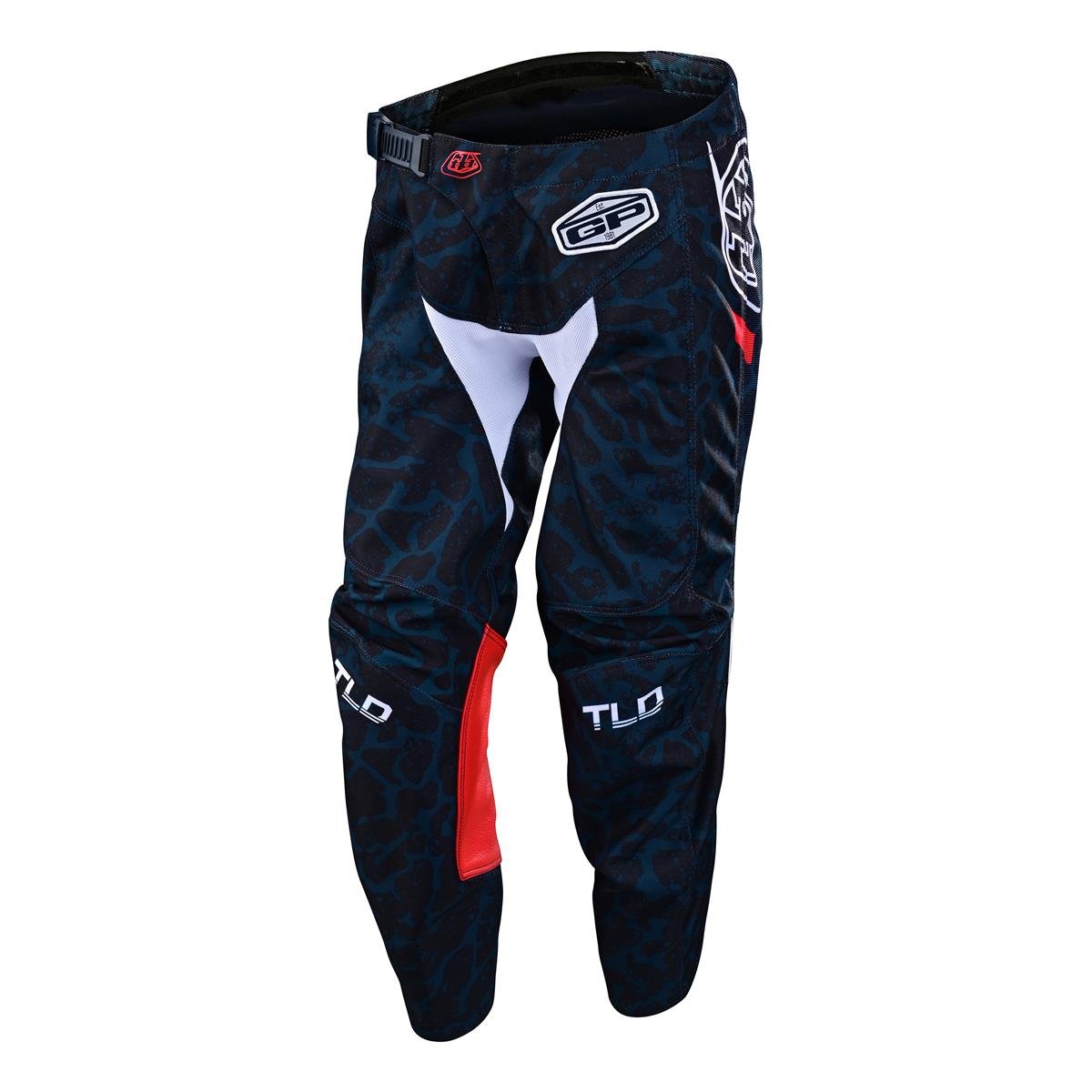 Troy Lee Designs Bimbo Pantaloni MX GP Fractura - Navy/Rosso
