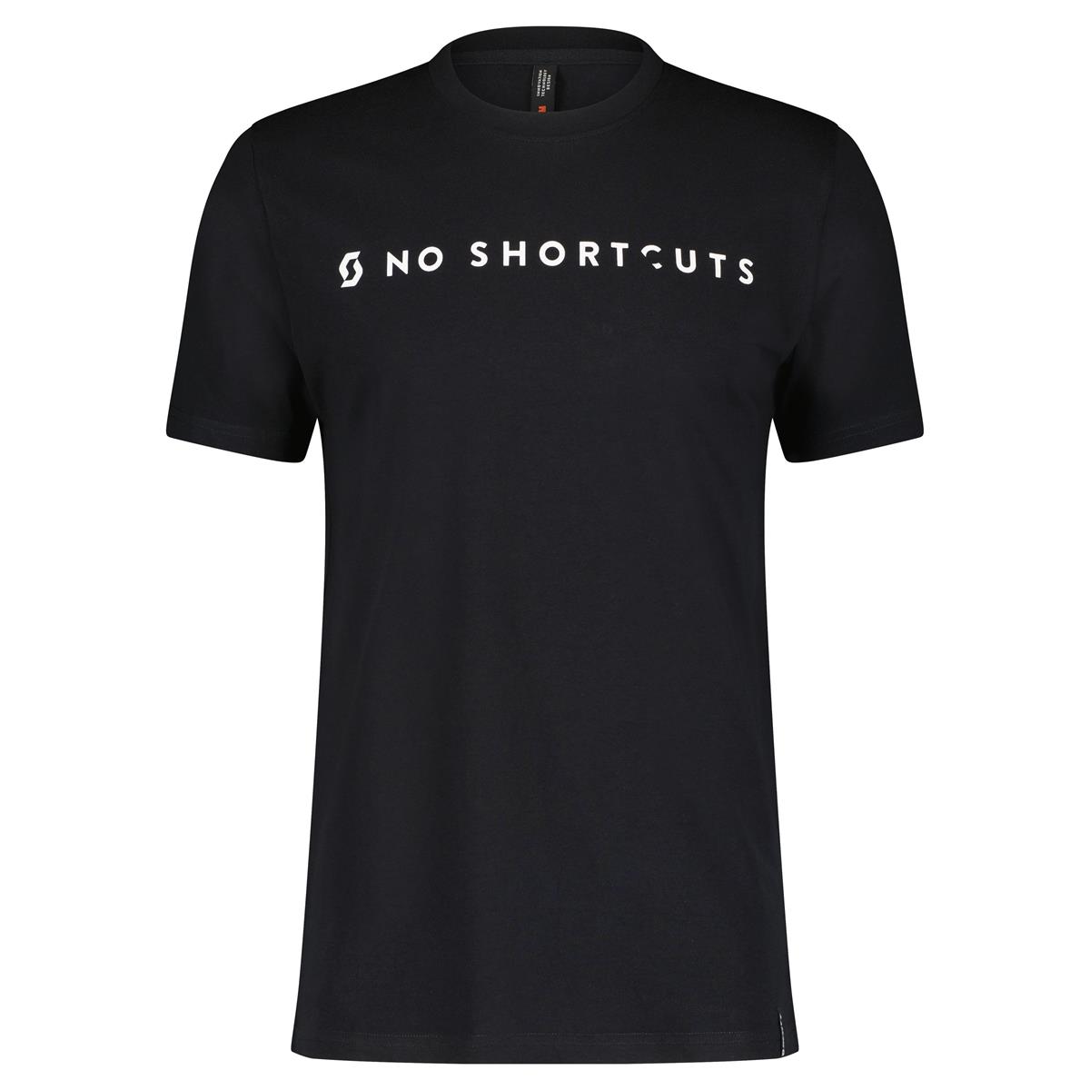 Scott T-Shirt No Shortcuts Noir