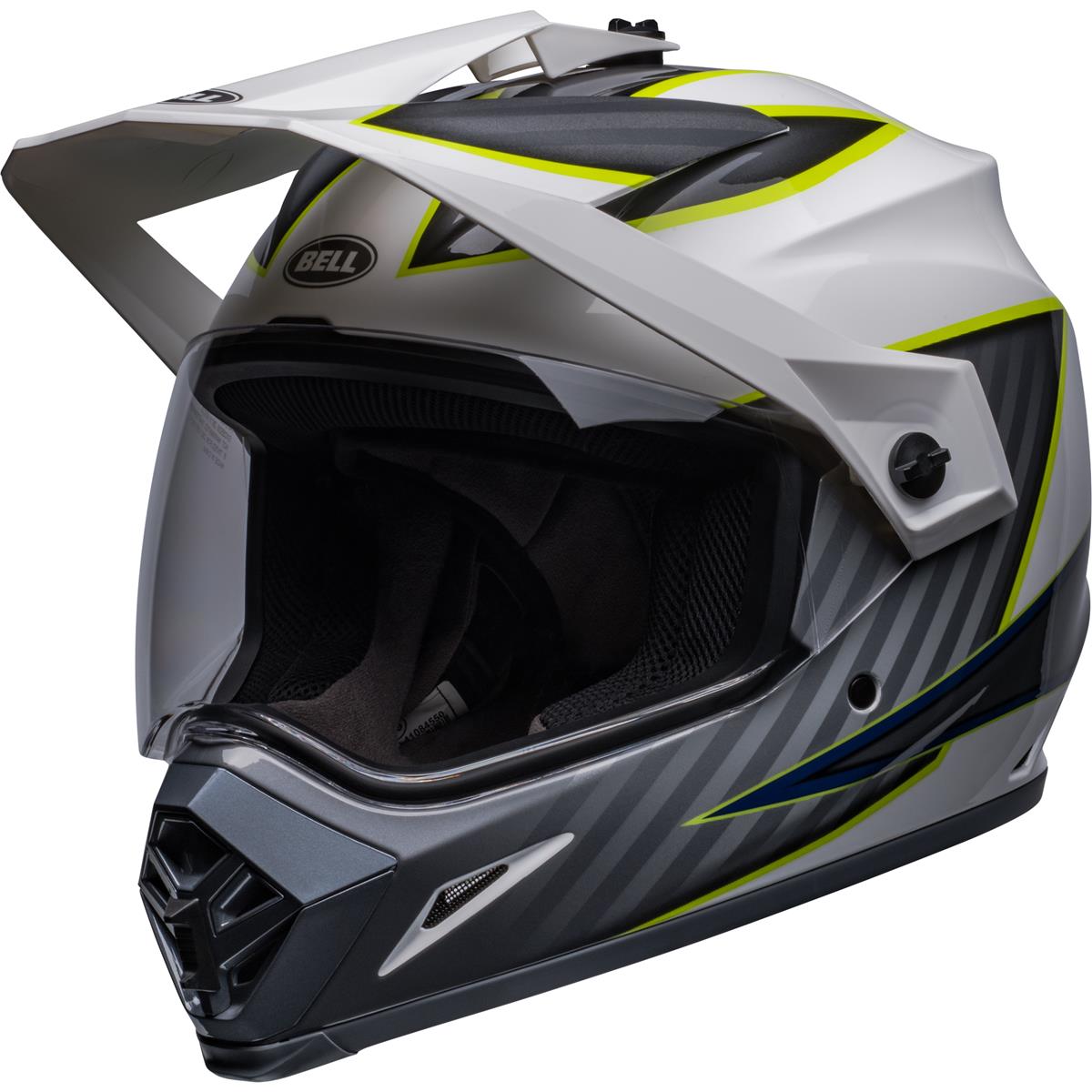 Bell MX Helmet MX-9 Adventure Mips Dalton - White/Hi-Viz/Yellow