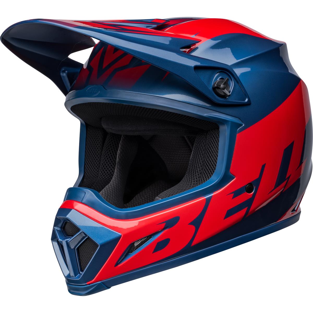 Bell Motocross-Helm MX-9 Mips Disrupt - True Blue/Red