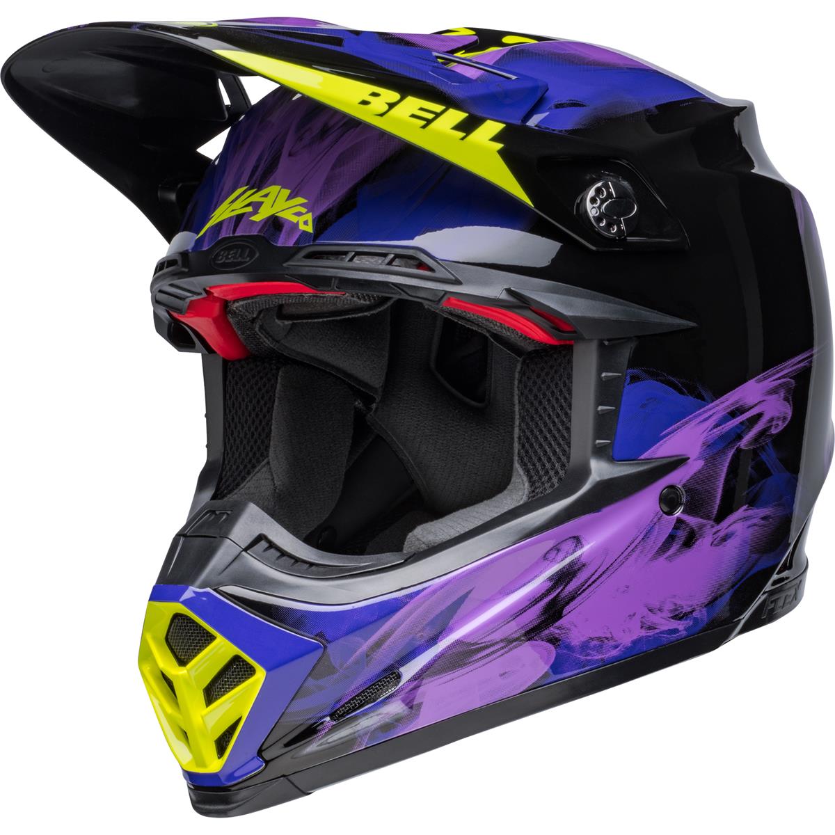 Visière BELL Moto-9S Flex Slayco noir/violet NEUF 