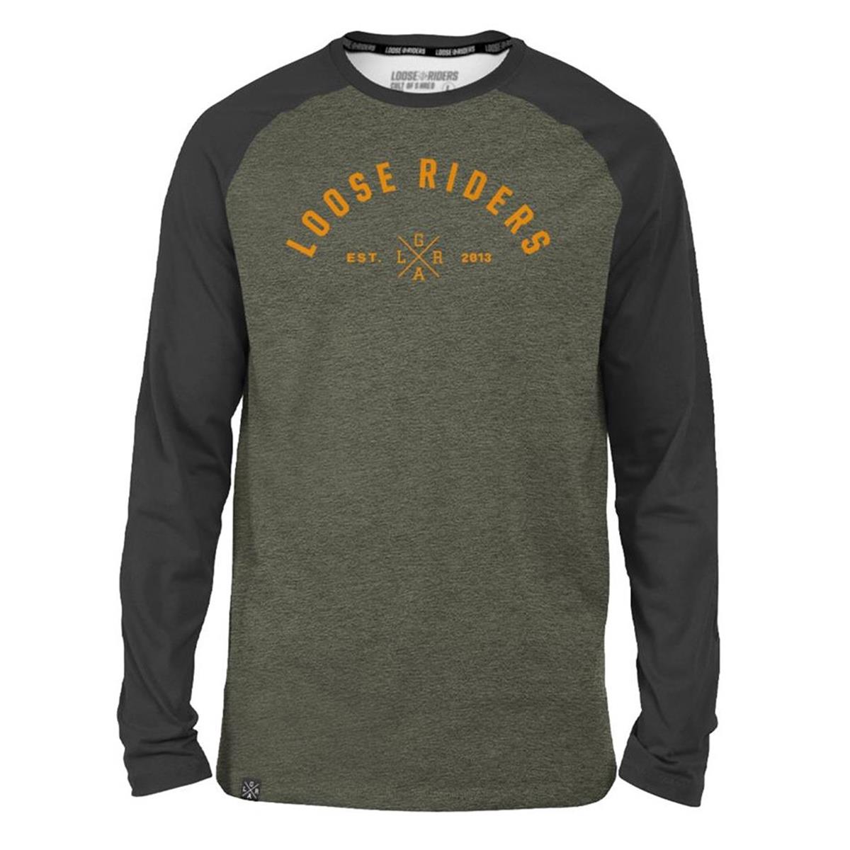 Loose Riders MTB Jersey Long Sleeve  Heather Olive