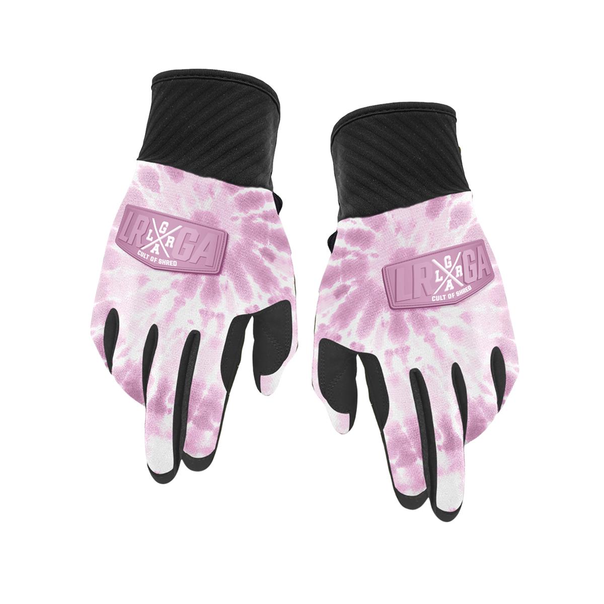 Loose Riders MTB-Handschuhe Freeride Pink Tie Dye