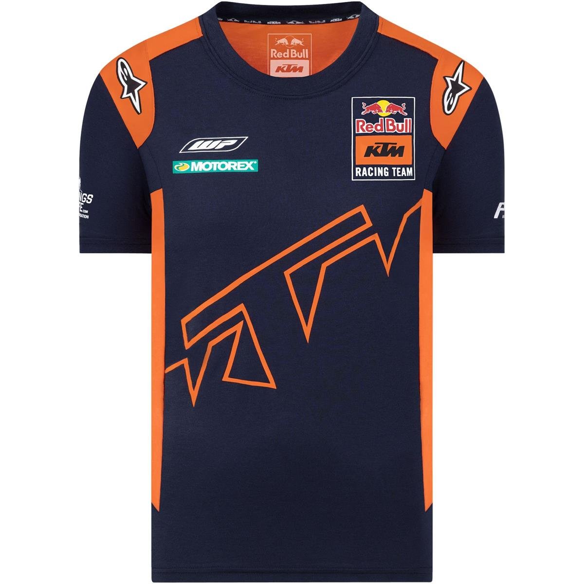 Red Bull T-Shirt KTM Official Teamline Navy/Arancione