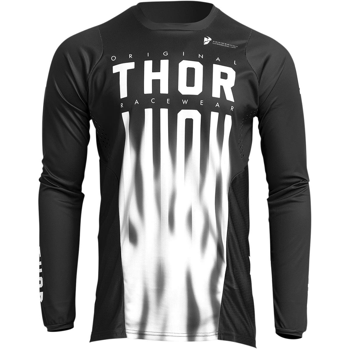 Thor MX Jersey Pulse Vapor Black/White
