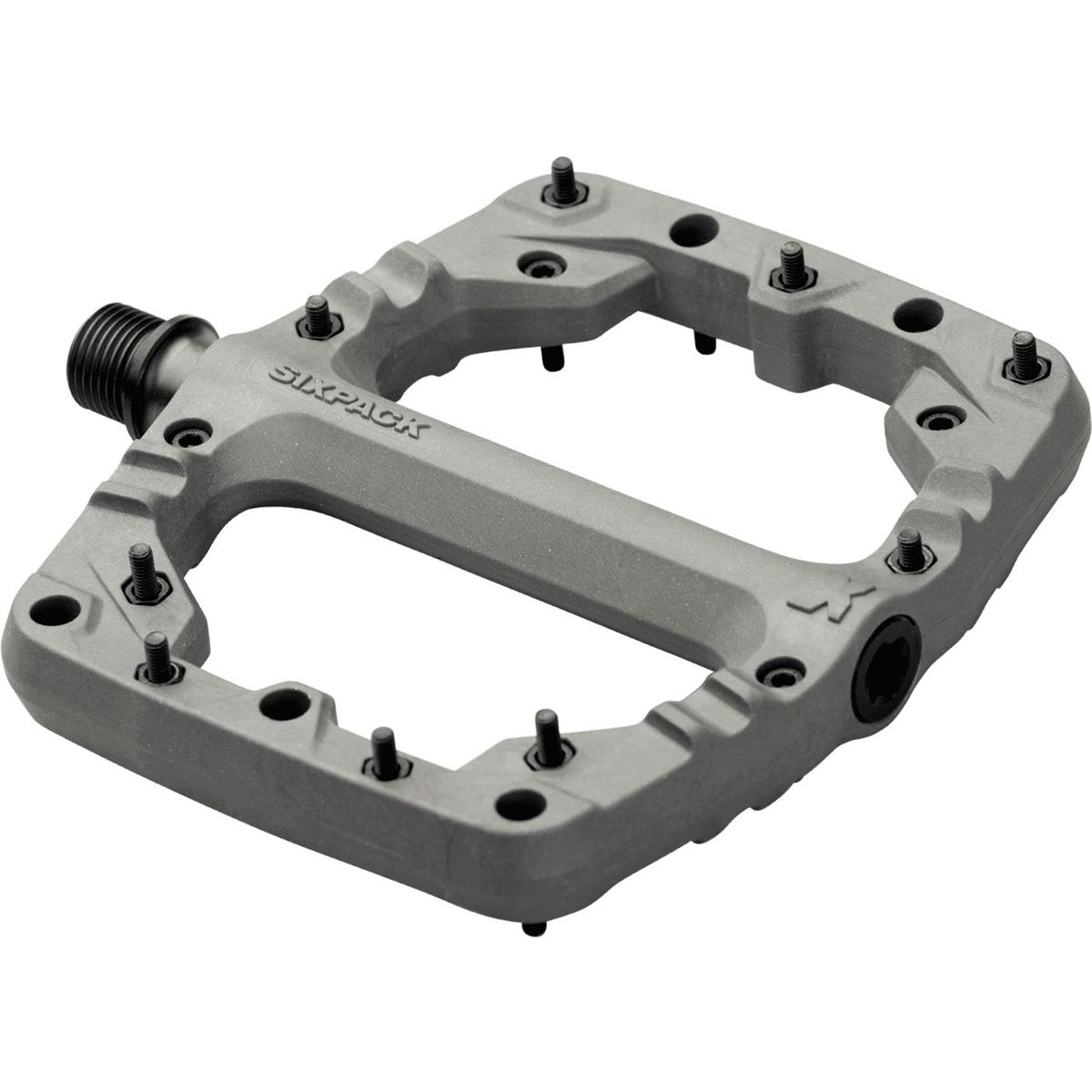 Sixpack Pedals Kamikaze PA Steel Grey, 1 Pair