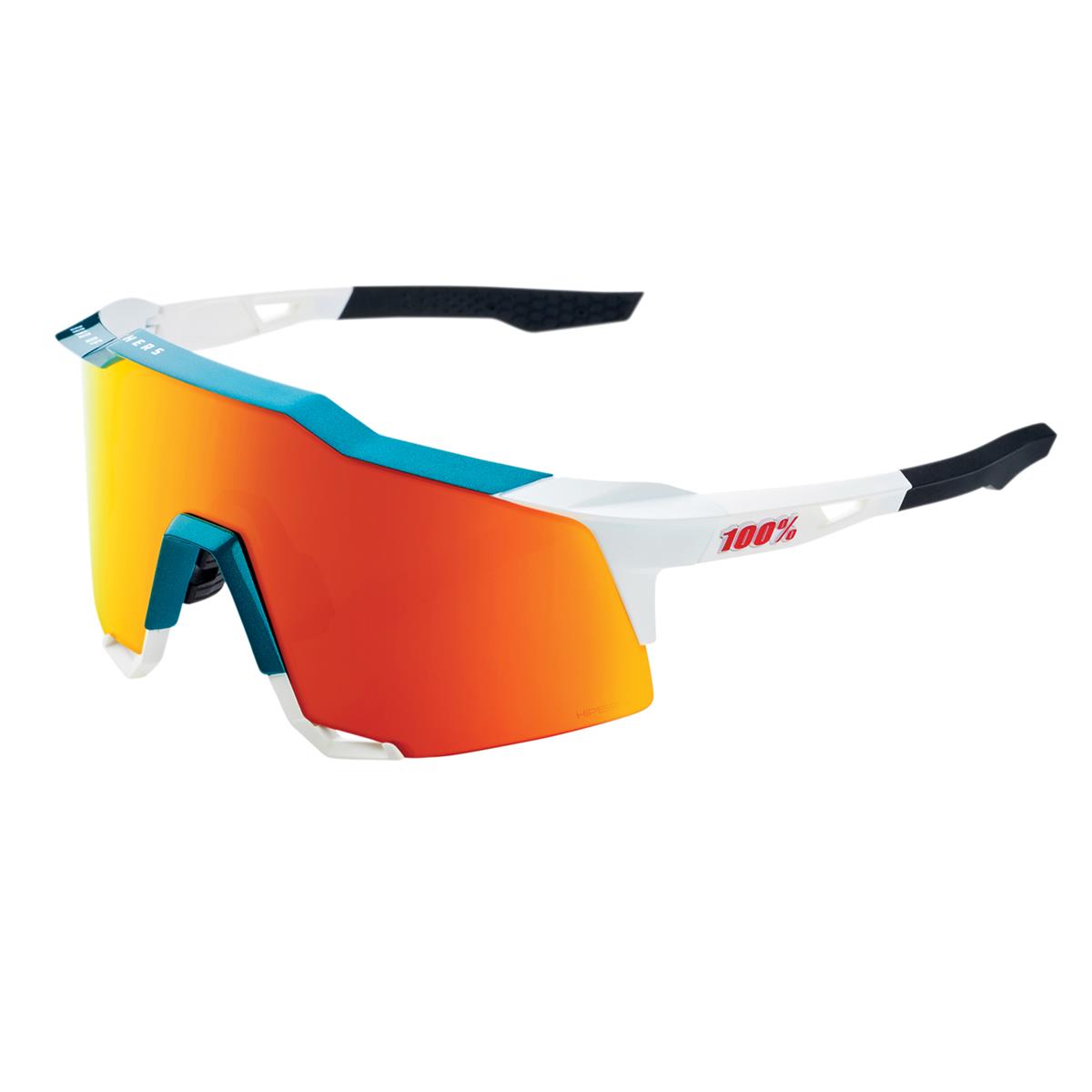 100% MTB Sport Glasses Speedcraft Bora Team White Bora - Hiper Red ...