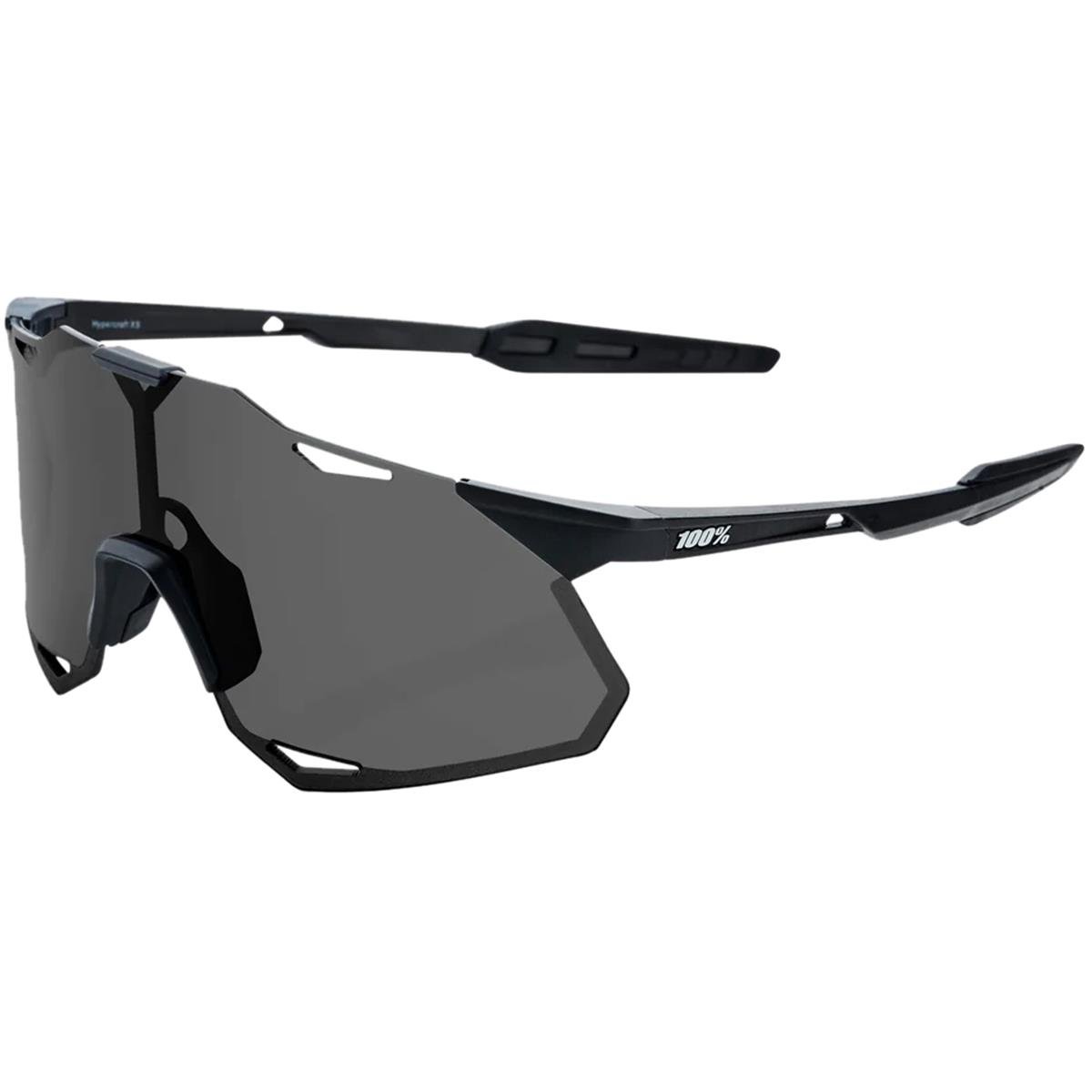 100% MTB Sport Glasses Hypercraft XS Matte Black - Smoke Lens