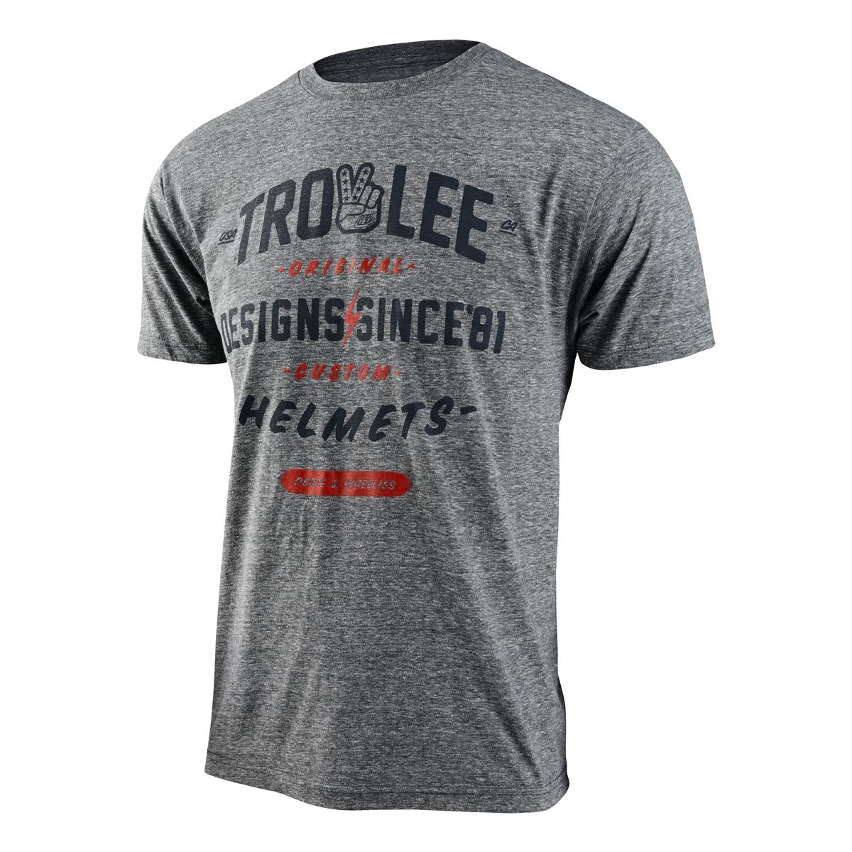 Troy Lee Designs T-Shirt Roll Out Ash Heather | Maciag Offroad