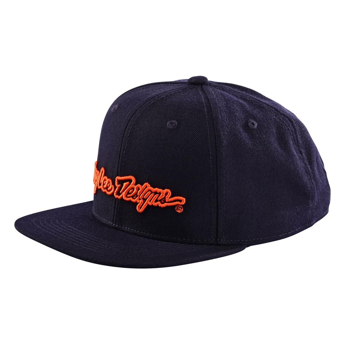 Troy Lee Designs 9Fifty Casquette Snap Back Signature Navy/Orange