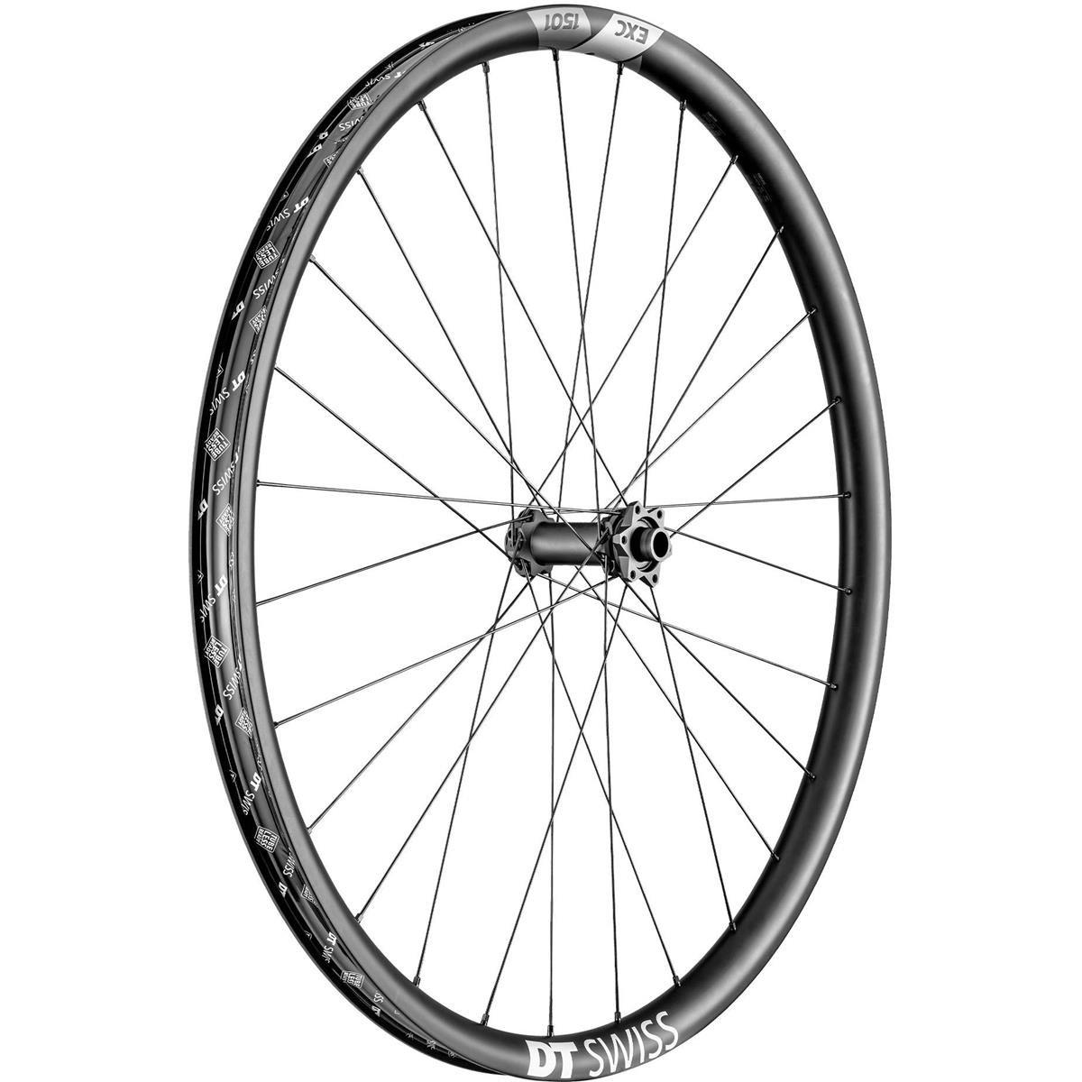 DT Swiss Wheel EXC 1501 Spline Front, 29 Inches, Carbon, 15x110 mm TA Boost, IS 6-Bolt, 30 mm