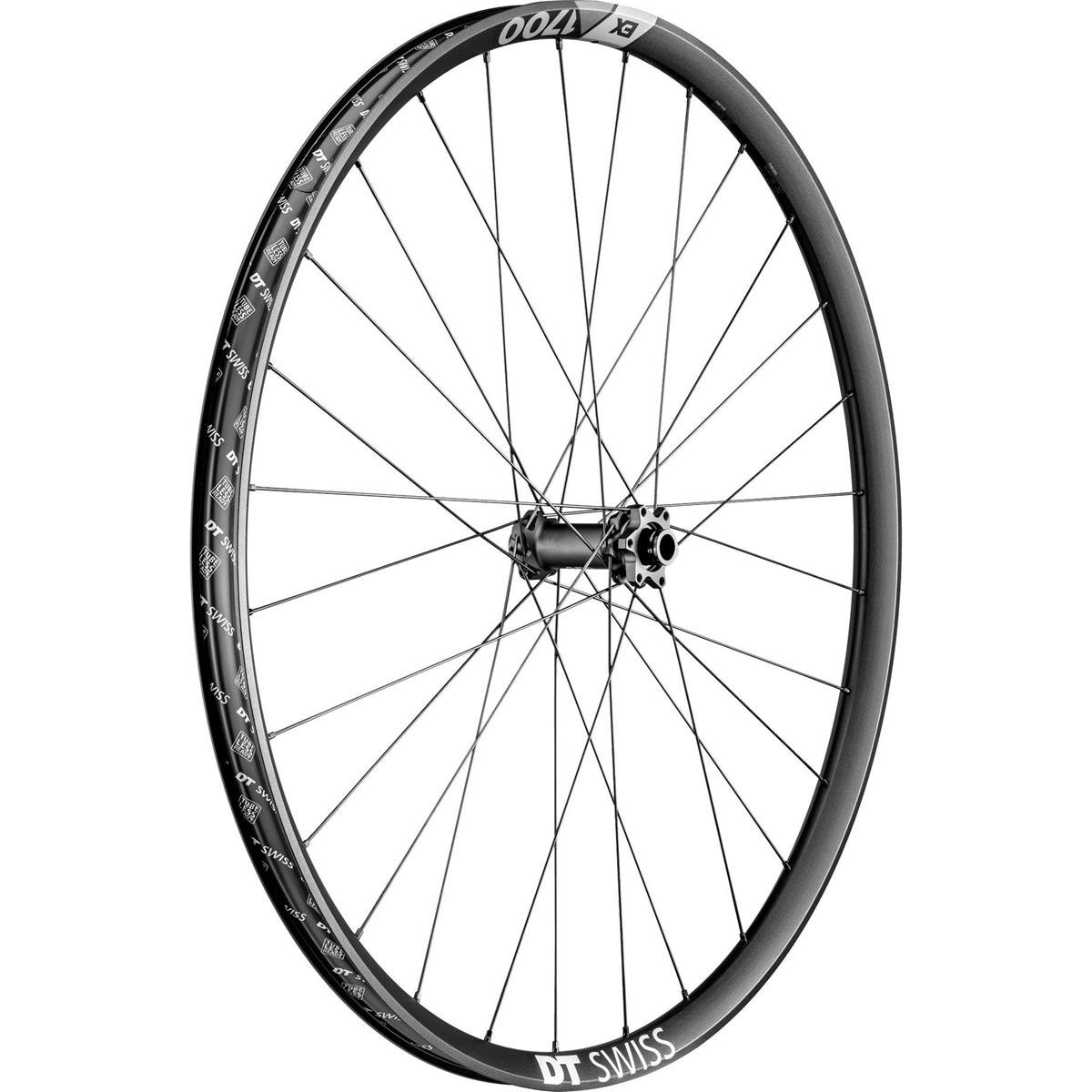 DT Swiss Wheel EX 1700 Spline Front, 27.5 Inches, Aluminum, 15x110 mm TA Boost, IS 6-Bolt, 30 mm