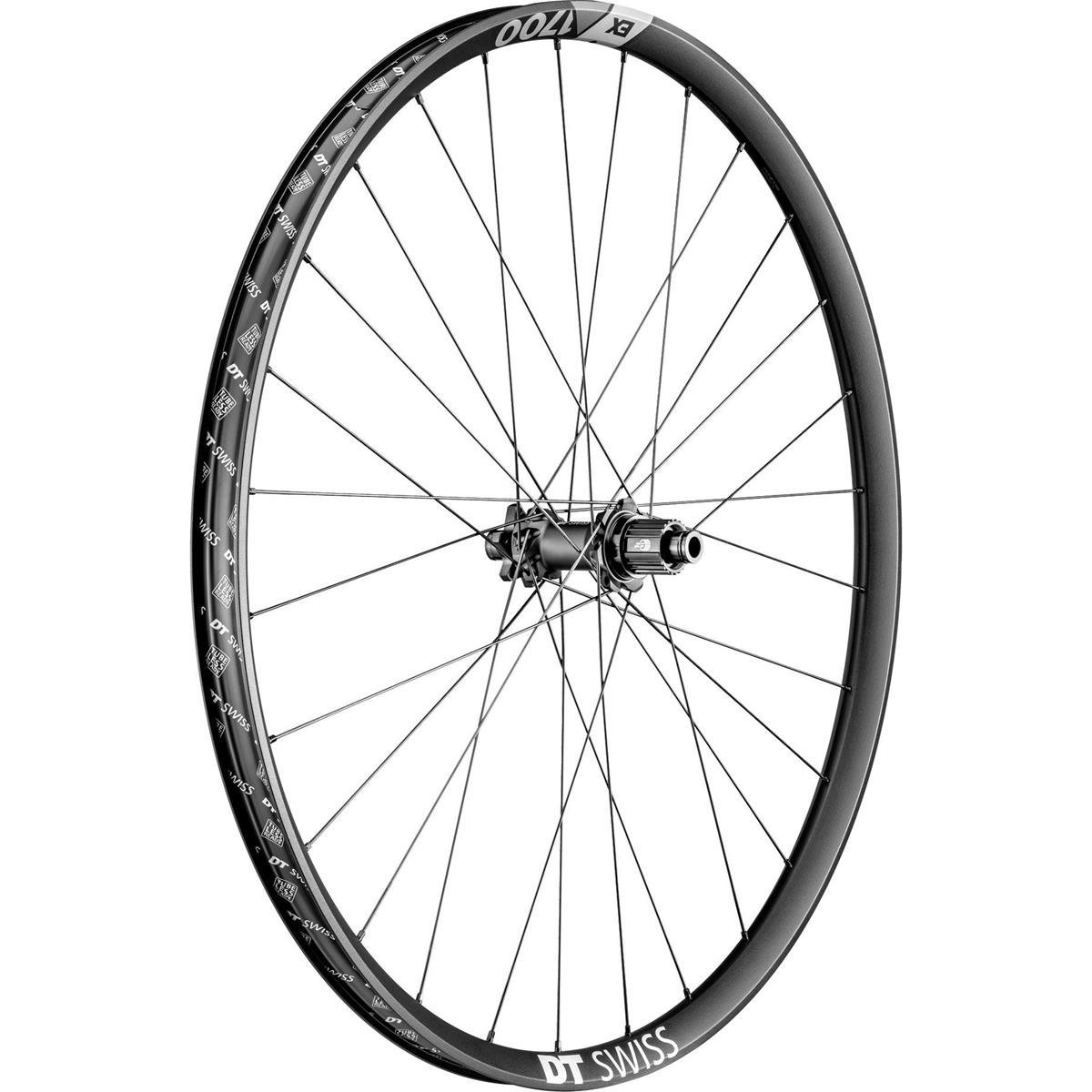 DT Swiss Wheel EX 1700 Spline Rear, 27.5 Inches, Aluminum, 12x148 mm TA Boost, IS 6-Bolt, Shim 12, 30 mm