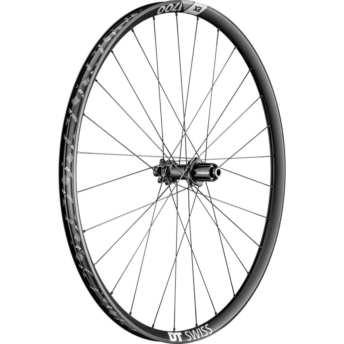 DT Swiss Wheel EX 1700 Spline Rear, 27.5 Inches, Aluminum, 12x148 mm TA Boost, IS 6-Bolt, Shim 11, 30 mm