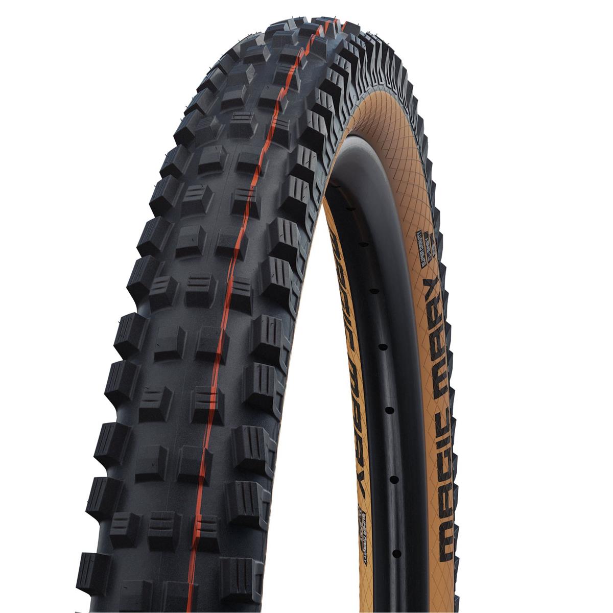 Schwalbe MTB Tire Magic Mary HS 447 Black/Bronze, 29 x 2.4 Inches, Super Gravity, Easy, Addix Soft, TLE, Foldable