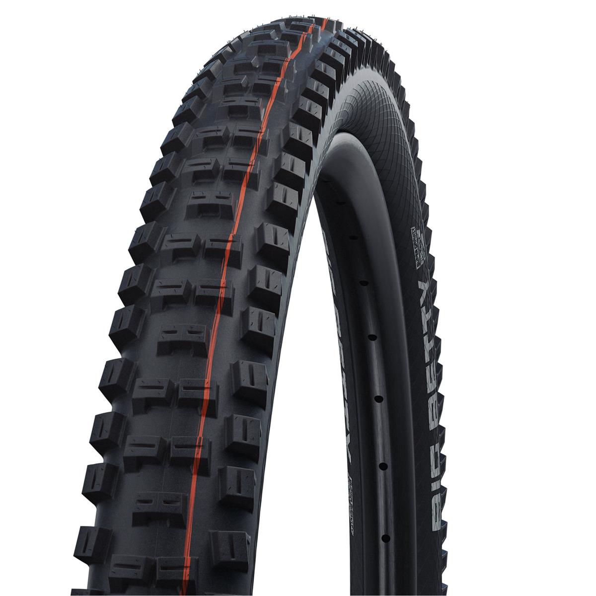 Schwalbe MTB Tire Big Betty HS 608 Black, 27.5 x 2.4 Inches, SnakeSkin, Super Trail, Tubeless Easy, Addix Soft, Foldable