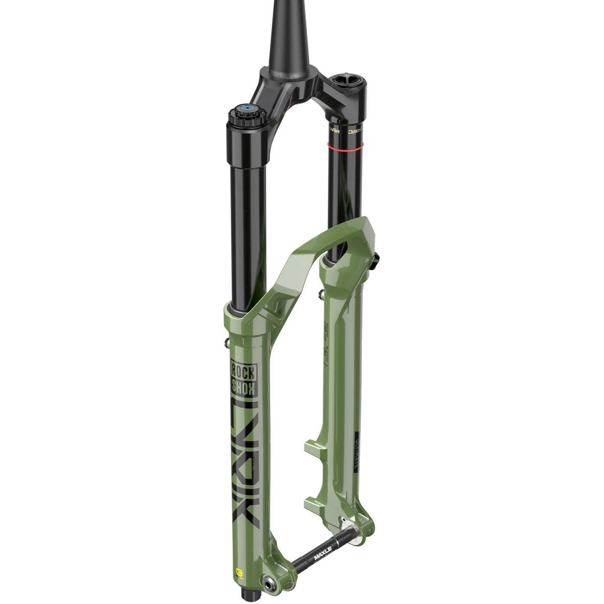RockShox Suspension Fork Lyrik Ultimate Charger 3 RC2 27.5 Inches, 15x110 mm, Green, 140 mm - 160 mm