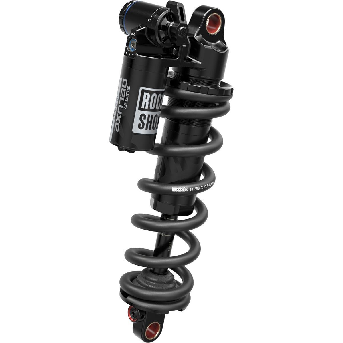 RockShox Rear Shock Super Deluxe Ultimate Coil RC2T Steel Coil, 185 x 55 mm - 230 x 65 mm