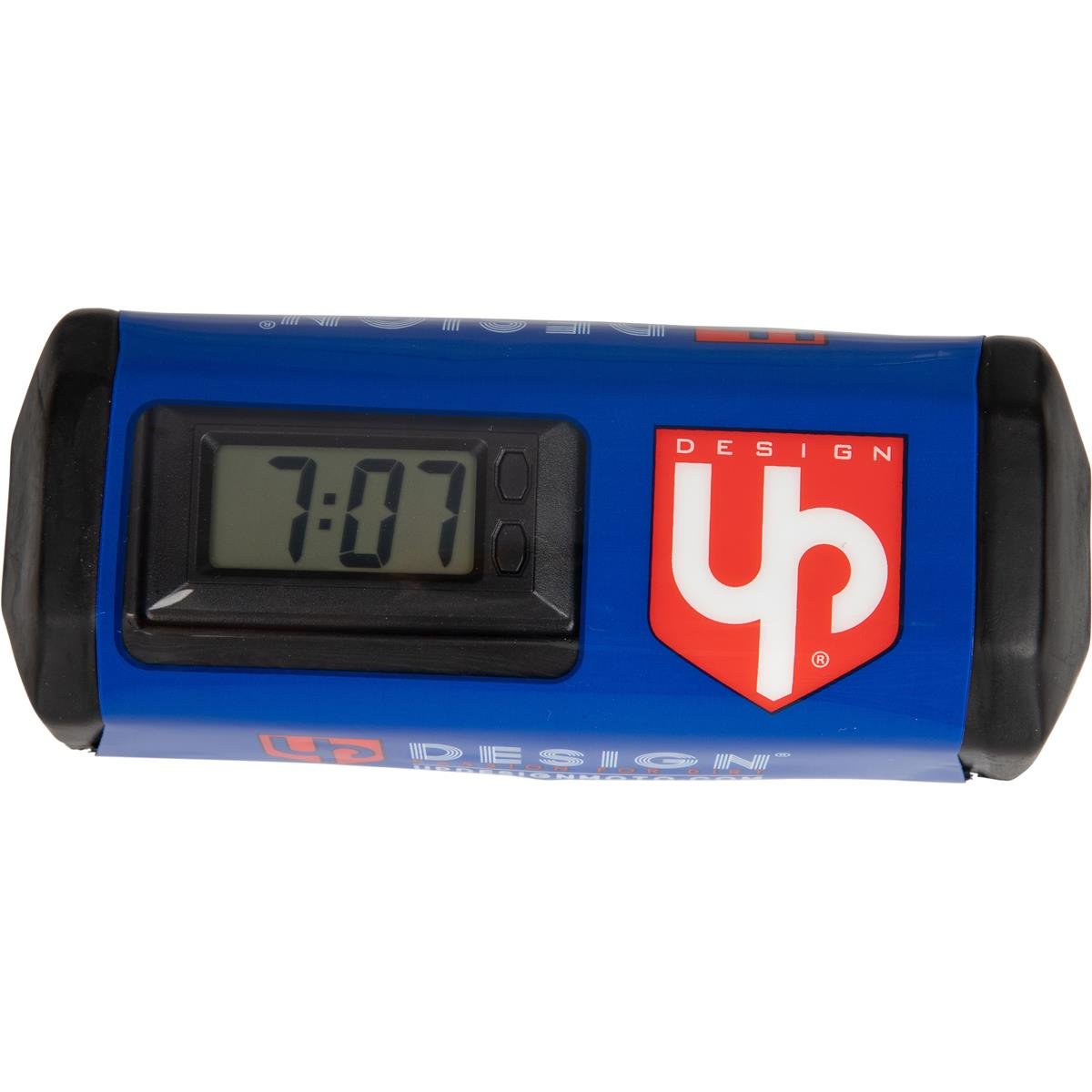 UPDESIGN Bar Pad Motocross Blue, with clock