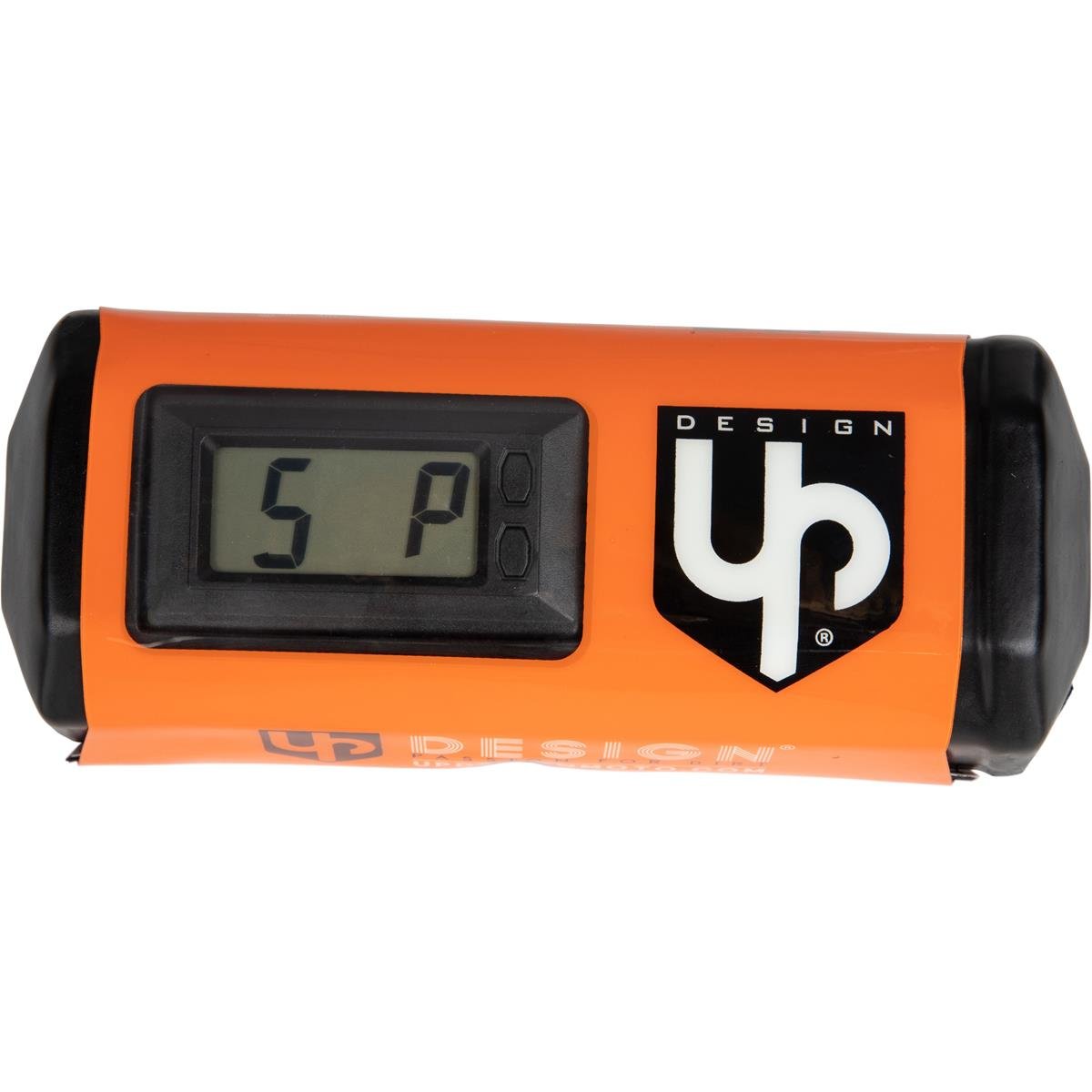 UPDESIGN Bar Pad Motocross Orange, with clock