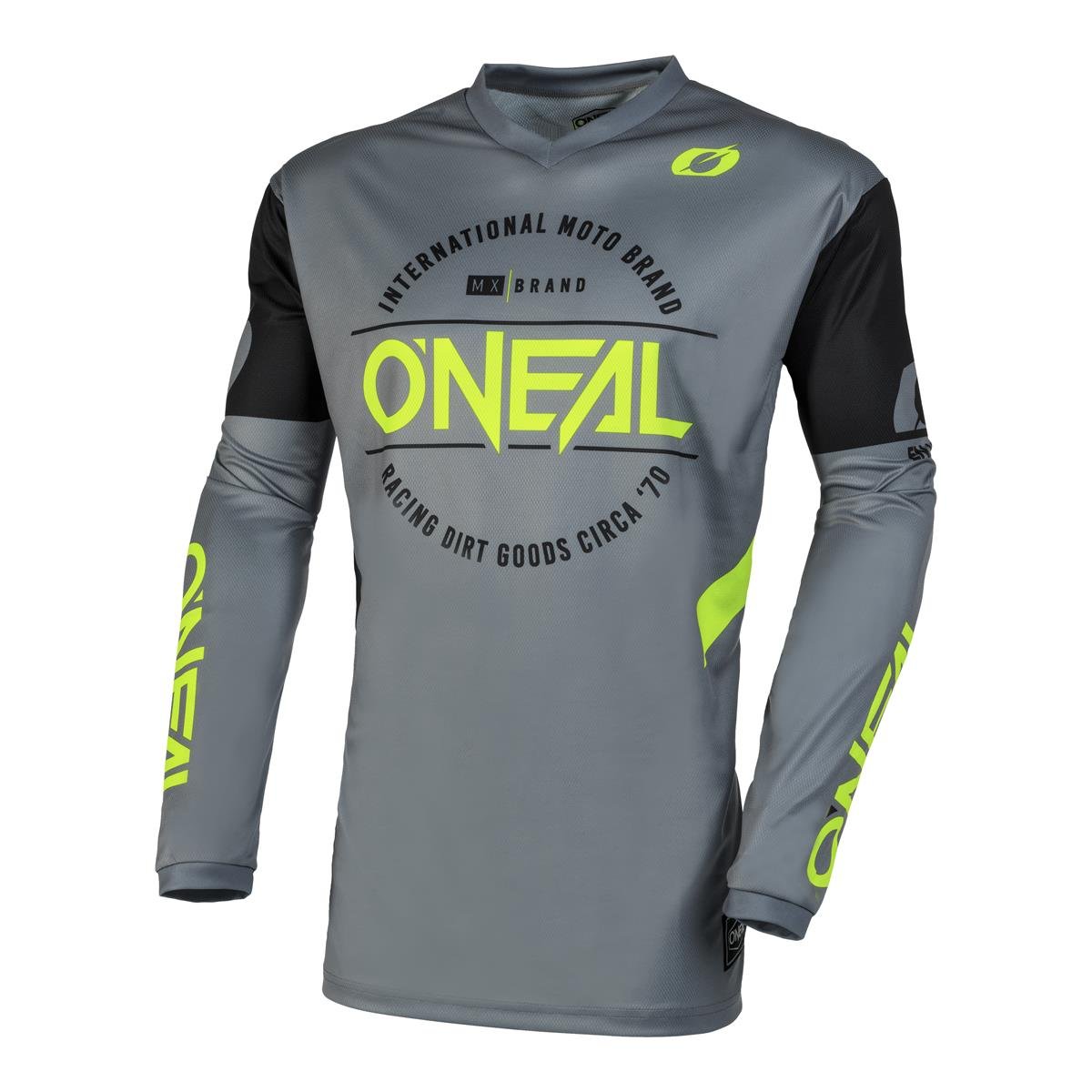 O'Neal MX Jersey Element Brand V.23 - Grau/Schwarz